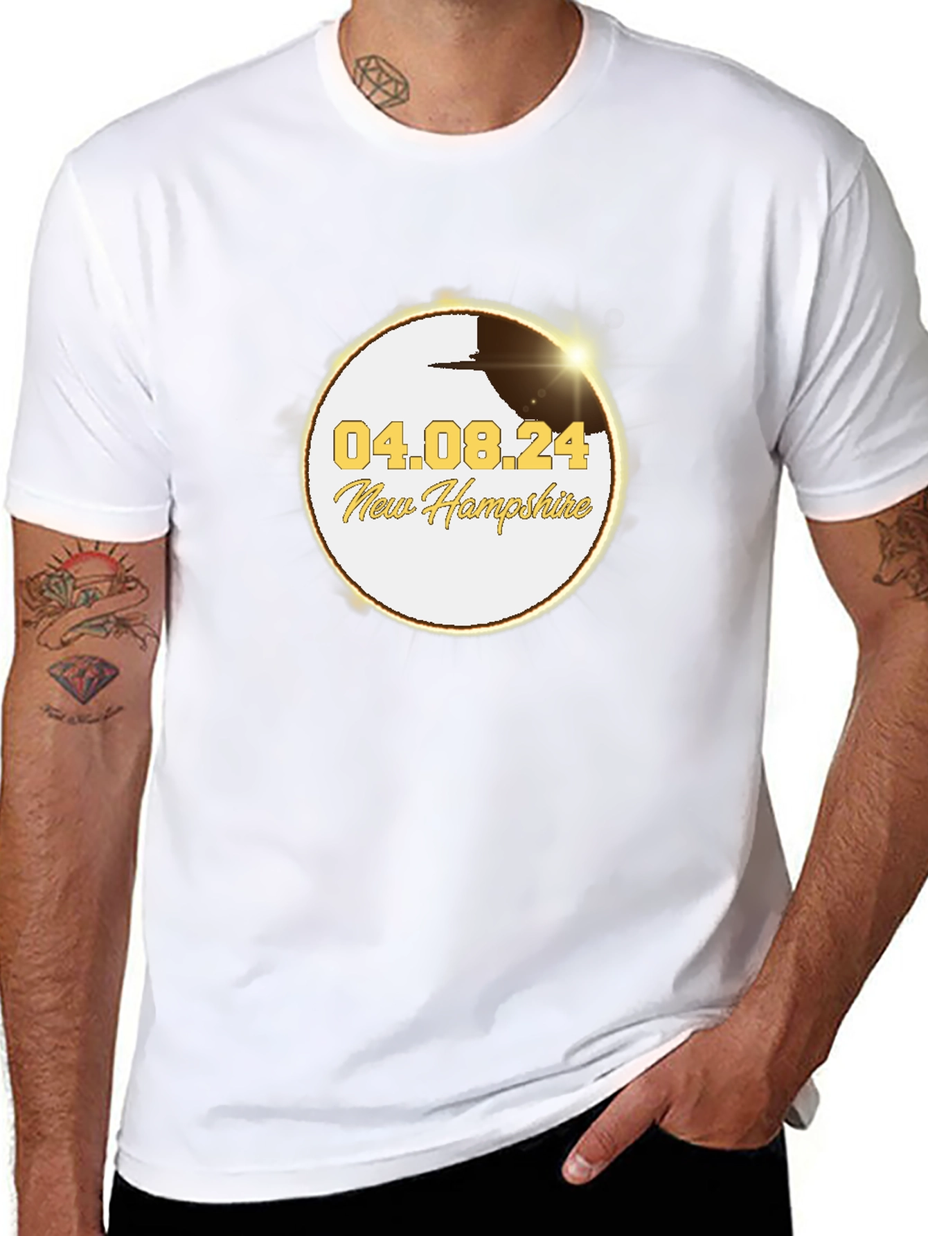 New Hampshire Eclipse T-Shirt 04.08.24