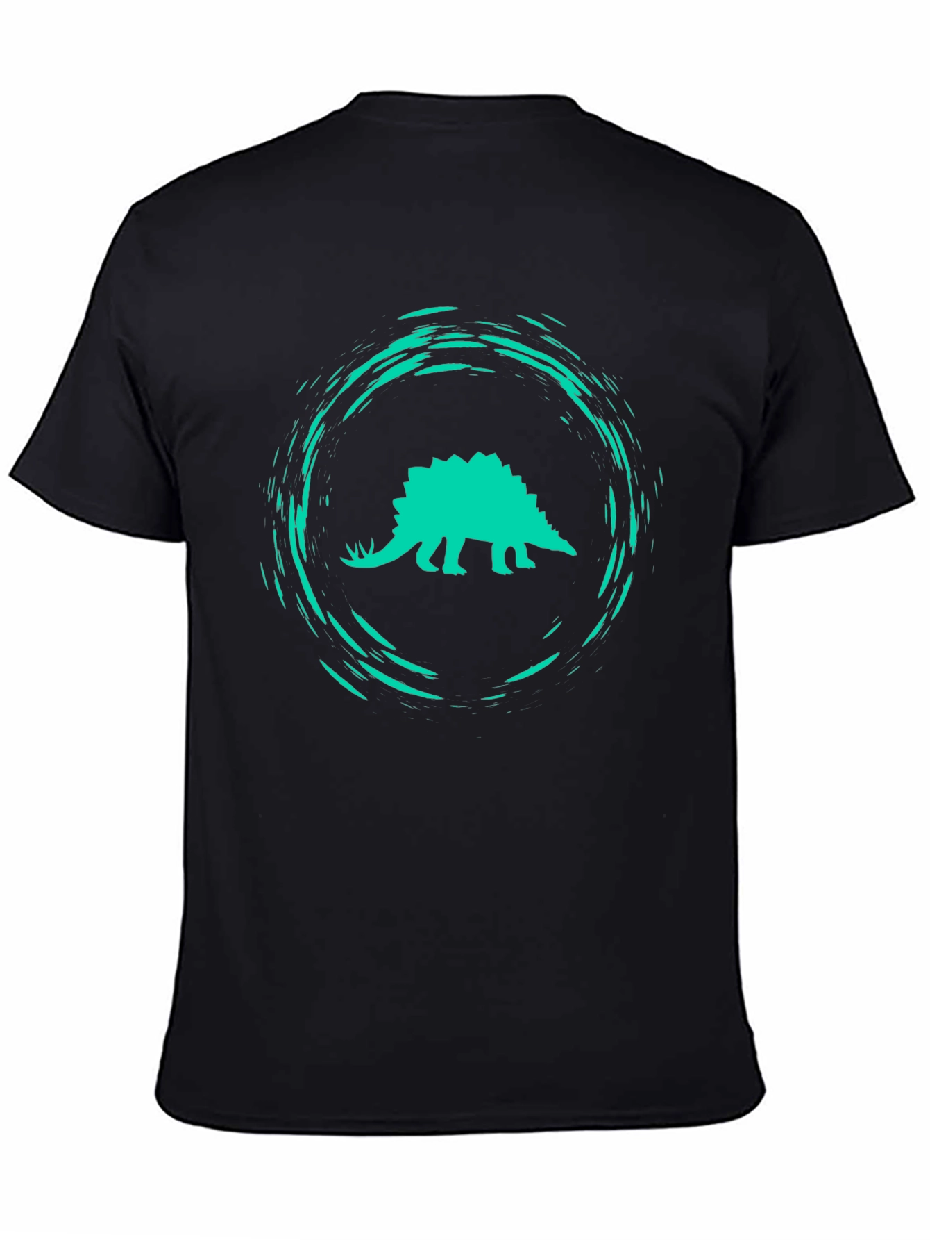 Dino Splash Graphic Tee - Black