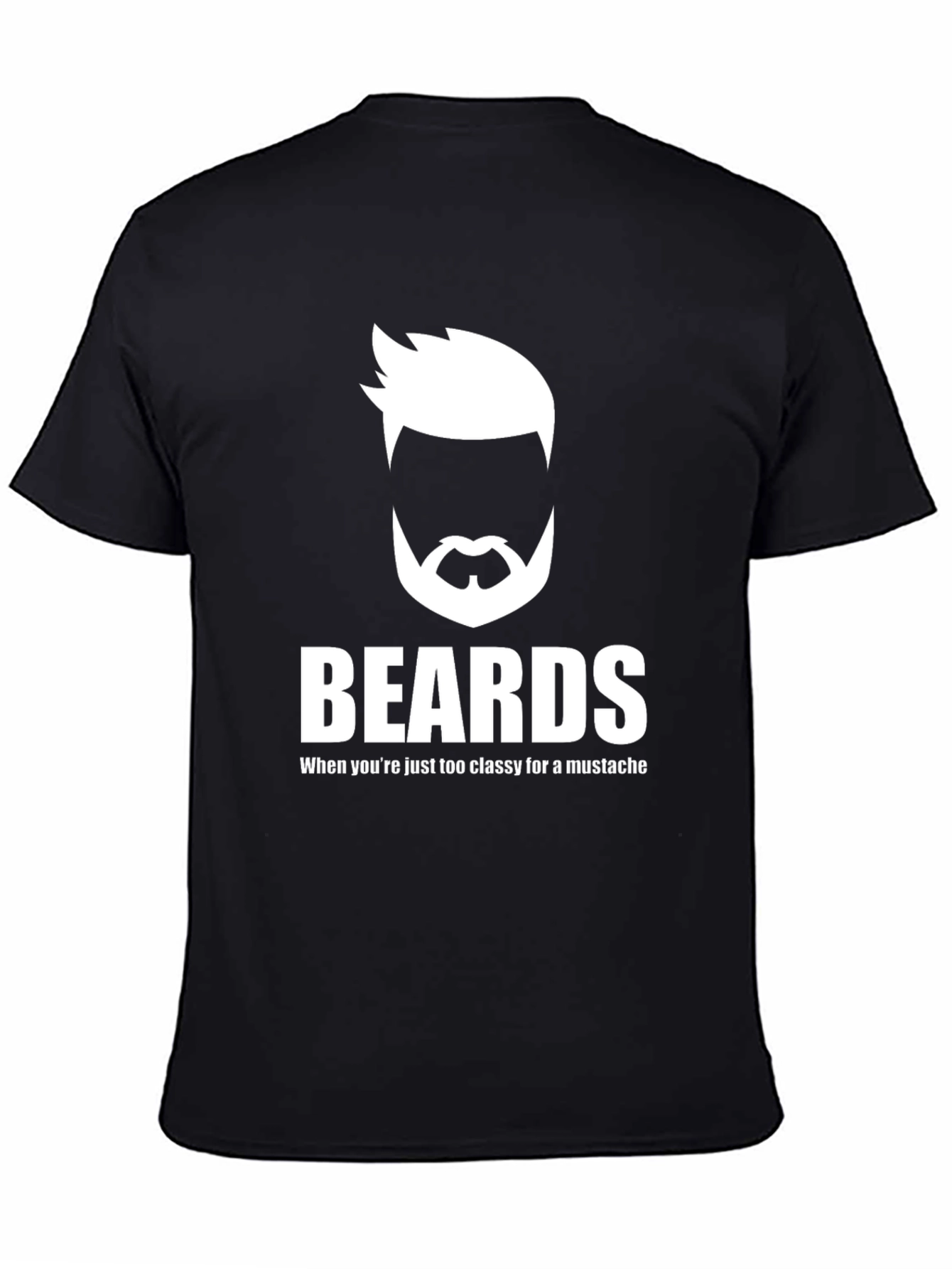Beards Classy Graphic Tee - Cool Mens T-Shirt