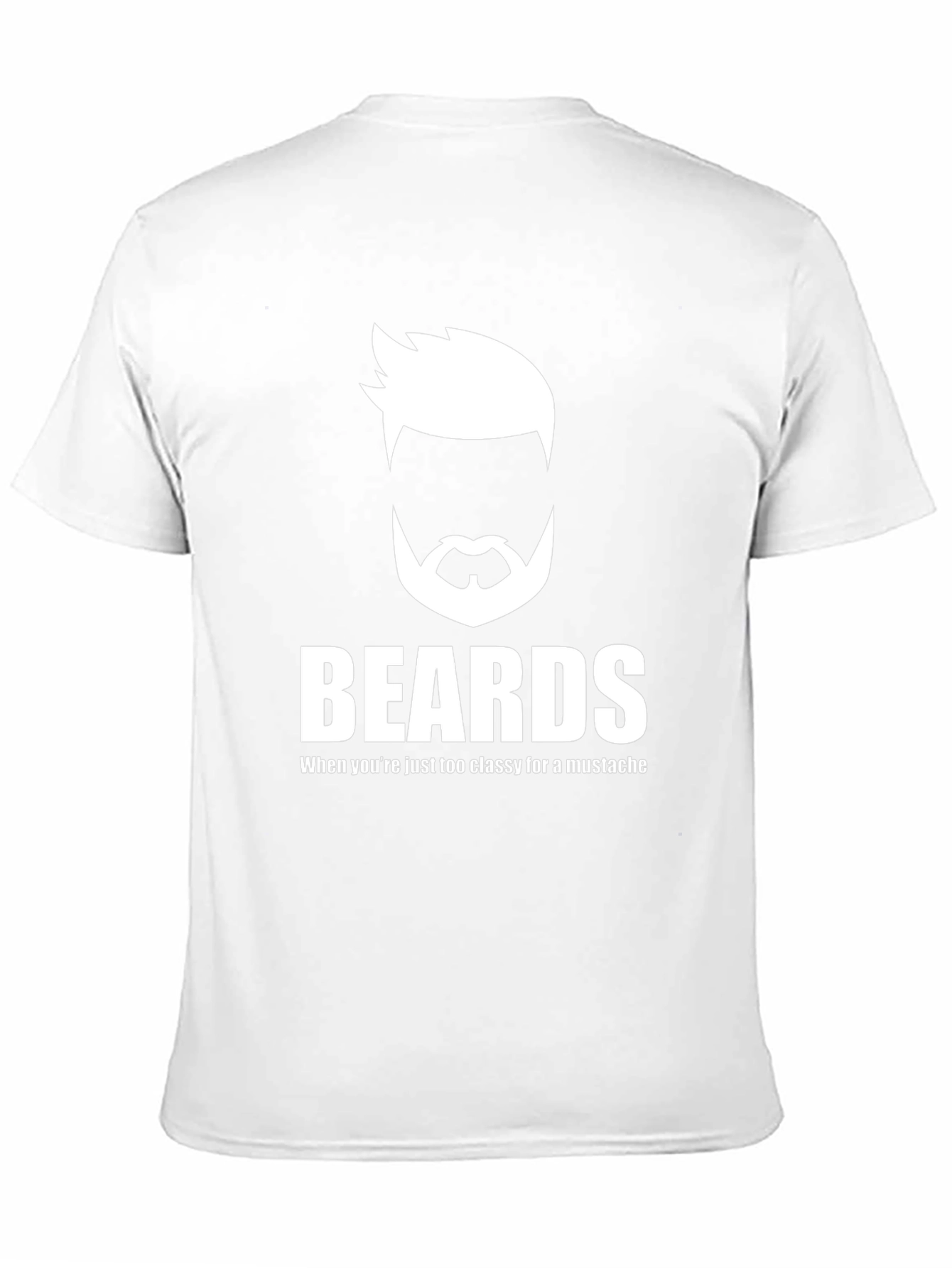 Beards Classy Graphic Tee - Cool Mens T-Shirt