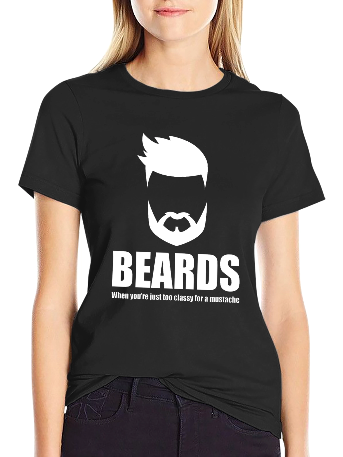 Beards Classy Graphic Tee - Cool Mens T-Shirt