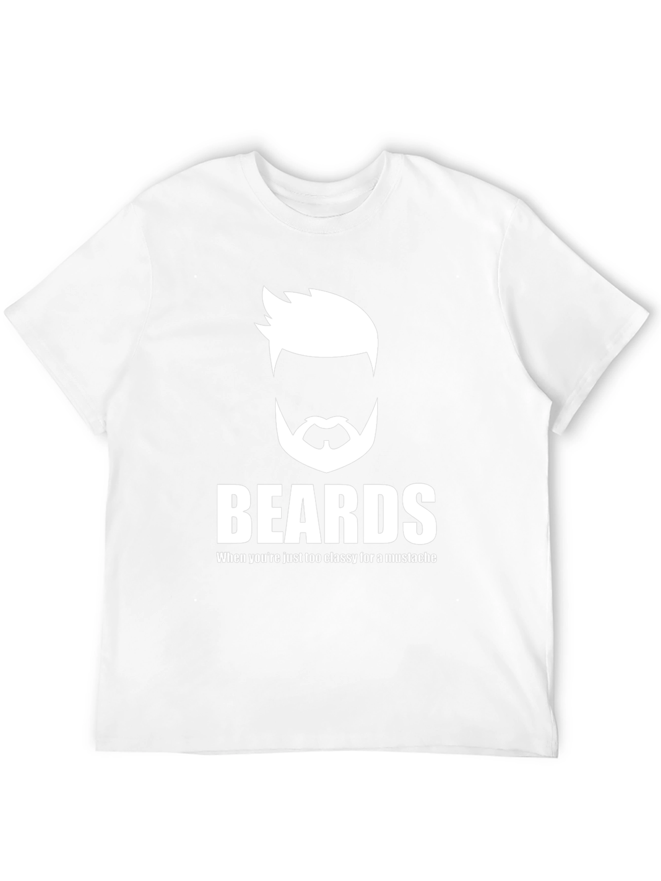 Beards Classy Graphic Tee - Cool Mens T-Shirt