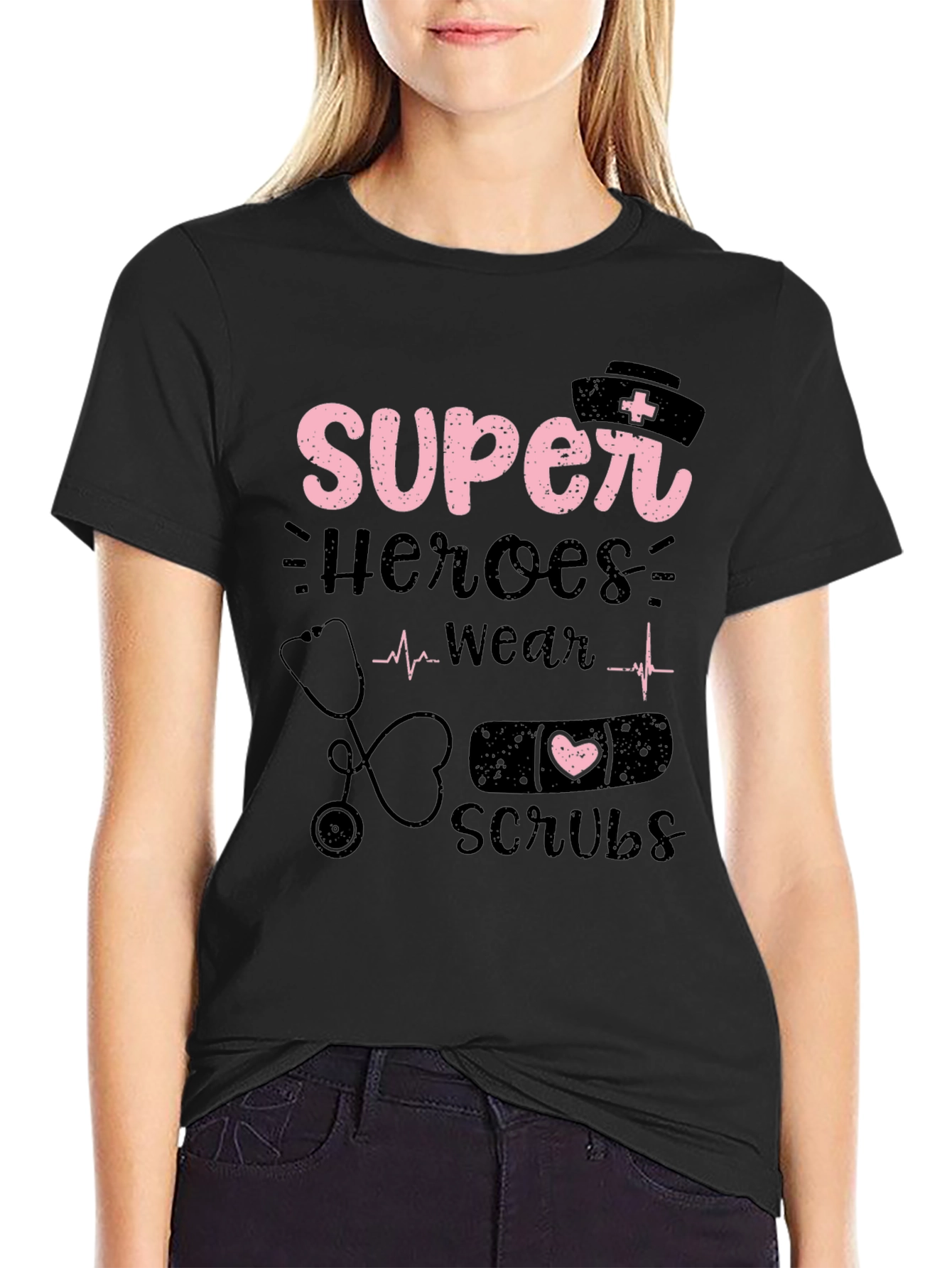 Super Hero Nurse Graphic Tee