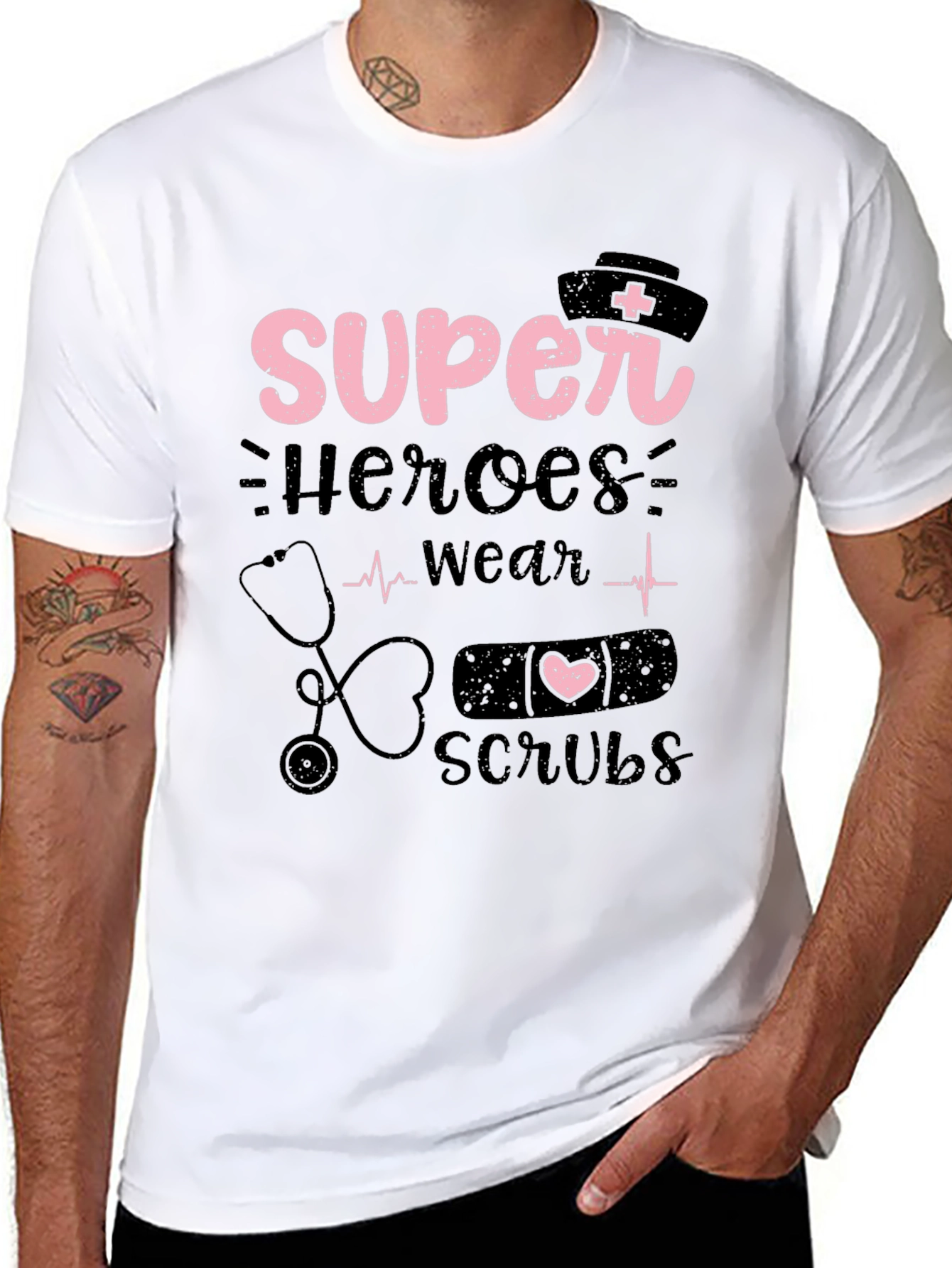 Super Hero Nurse Graphic Tee
