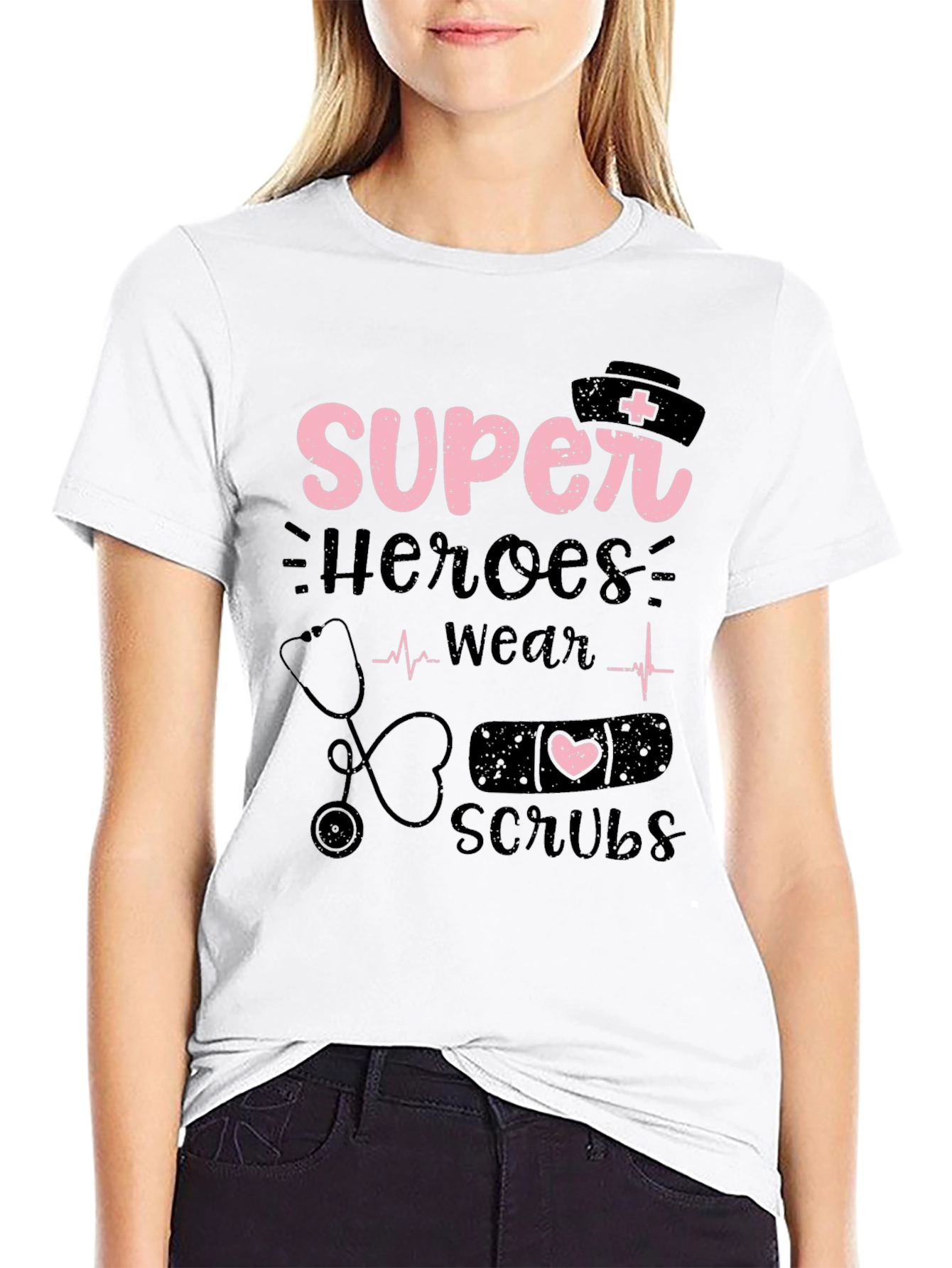Super Hero Nurse Graphic Tee