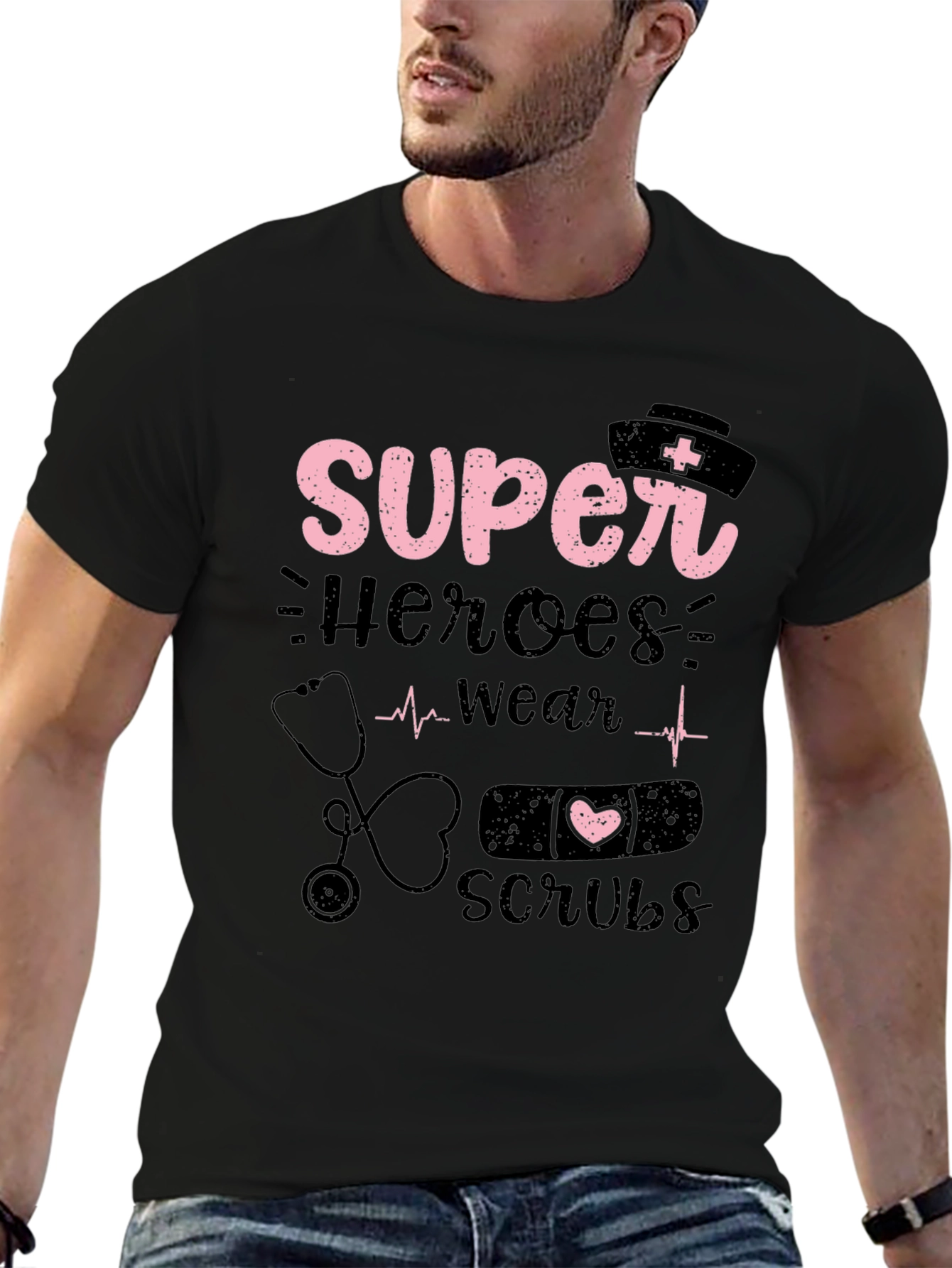 Super Hero Nurse Graphic Tee
