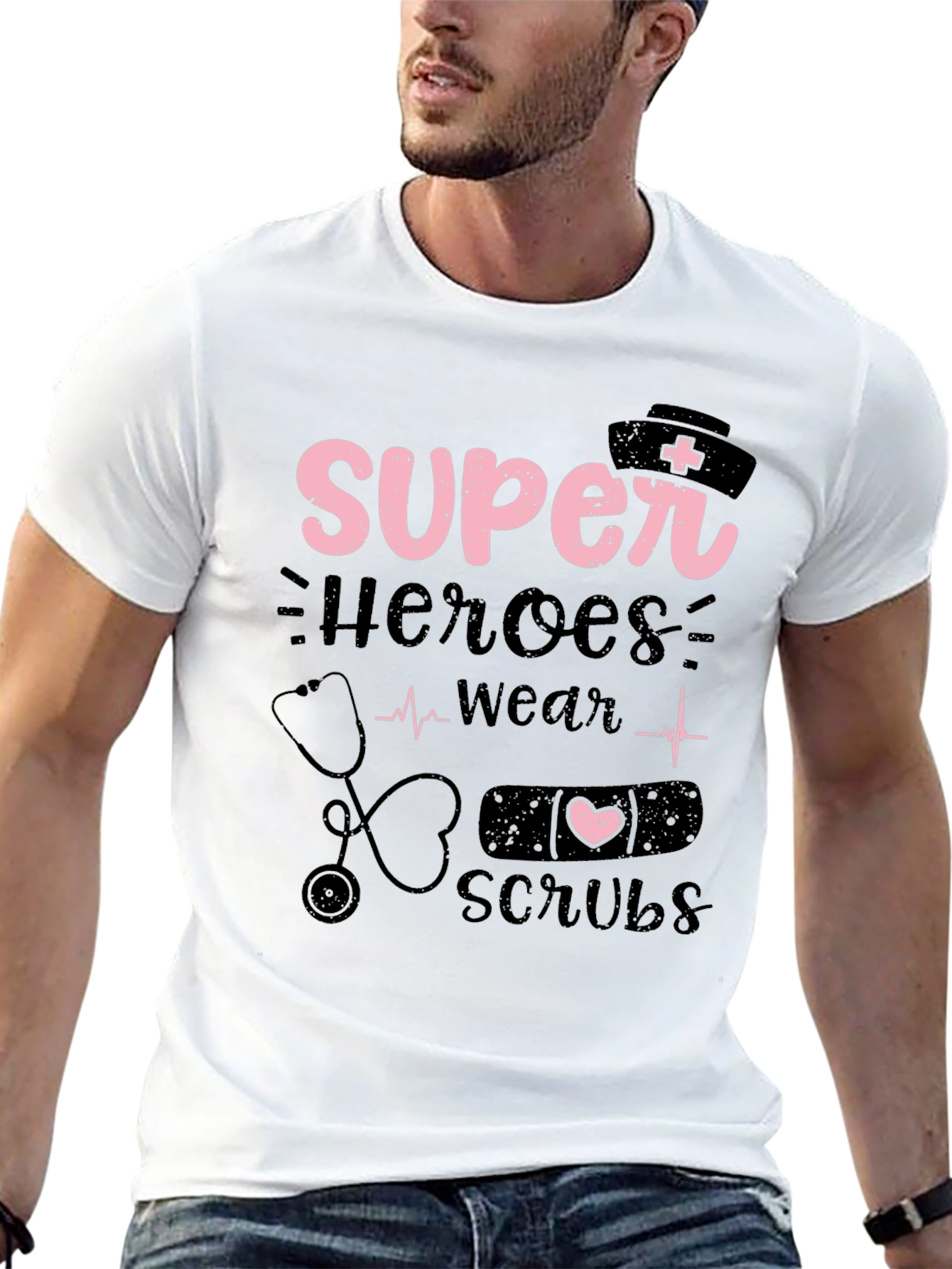 Super Hero Nurse Graphic Tee