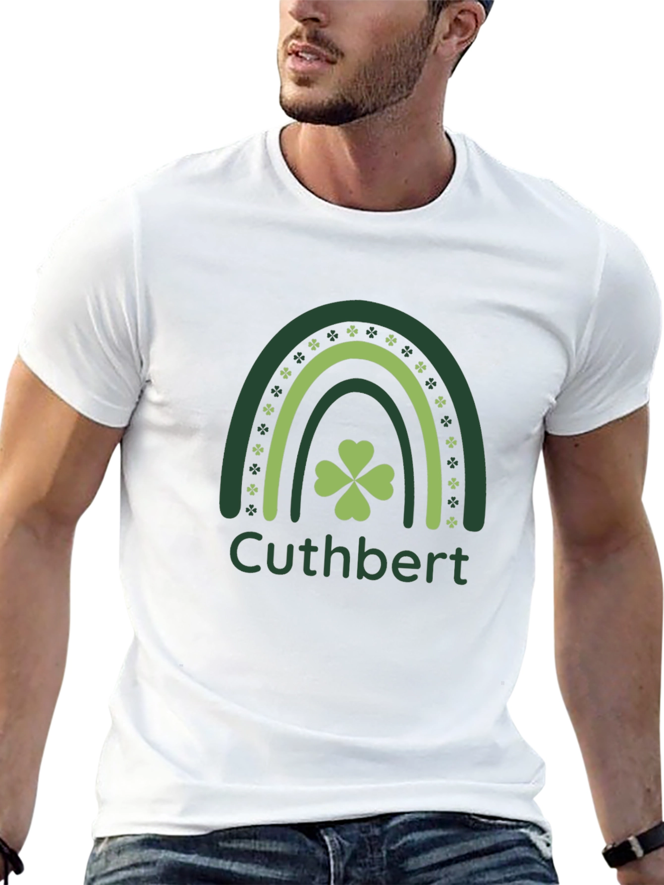 Cuthbert St. Patricks Day Rainbow T-Shirt