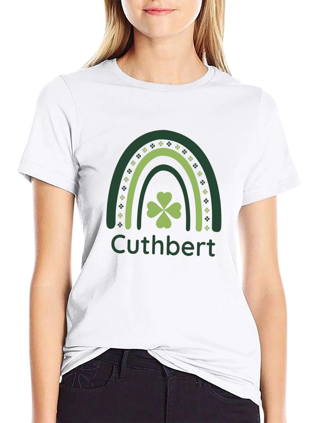 Cuthbert St. Patricks Day Rainbow T-Shirt