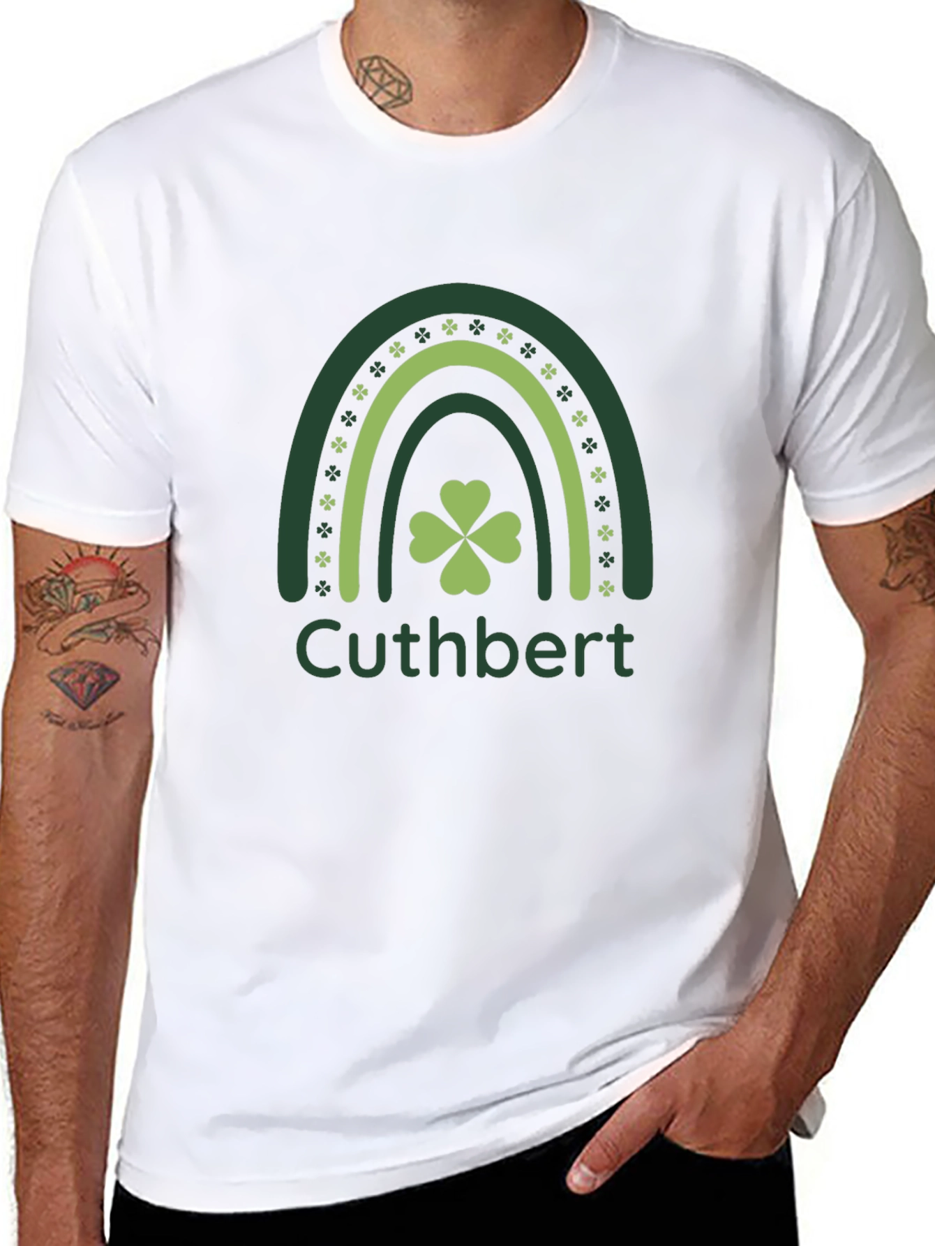 Cuthbert St. Patricks Day Rainbow T-Shirt