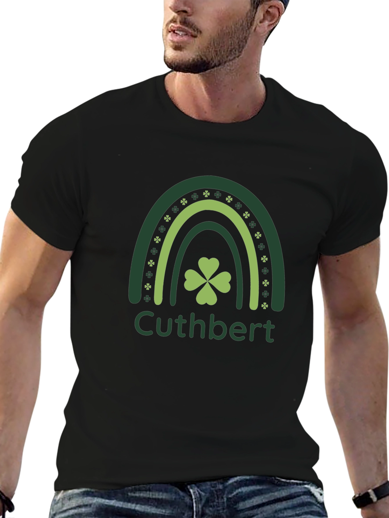 Cuthbert St. Patricks Day Rainbow T-Shirt