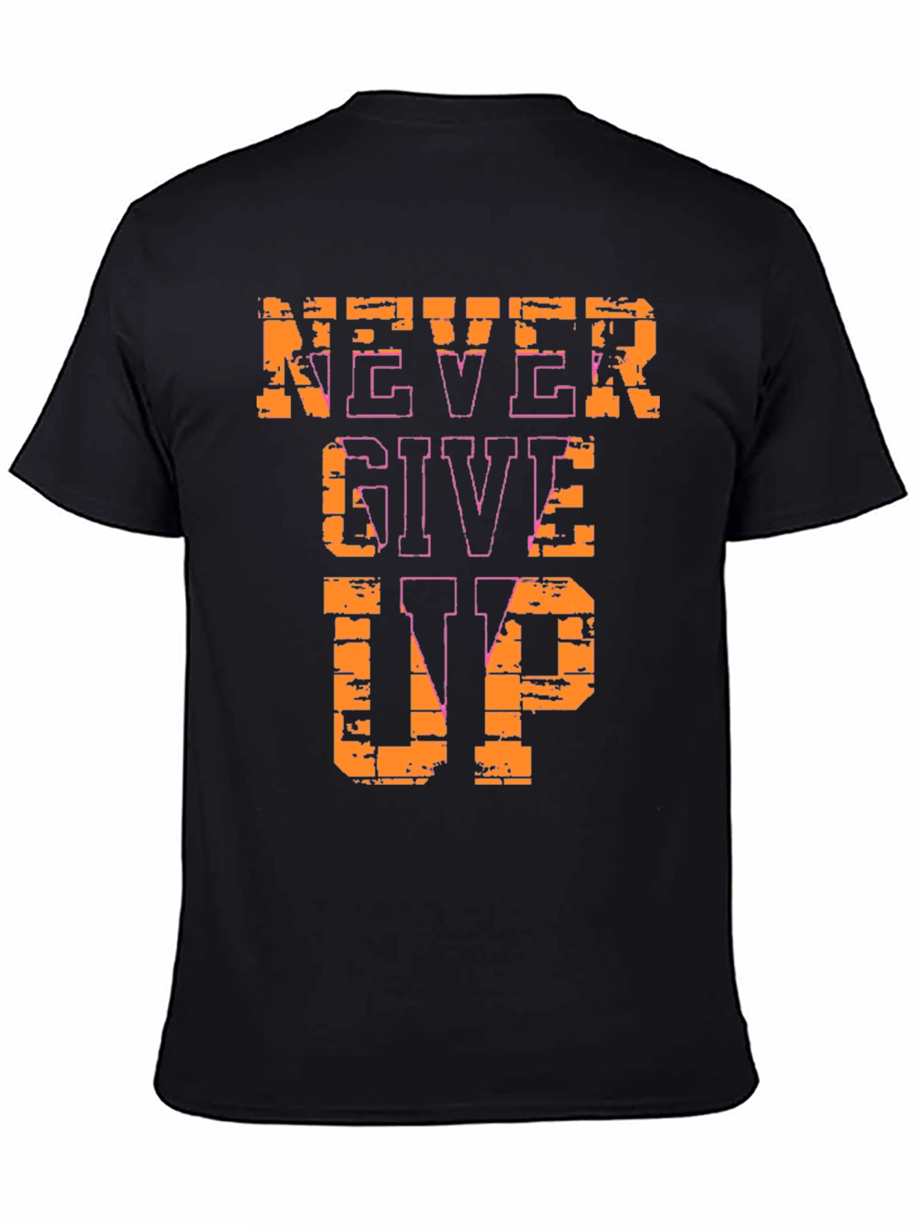 Never Give Up Graphic Tee - Motivational T-Shirt