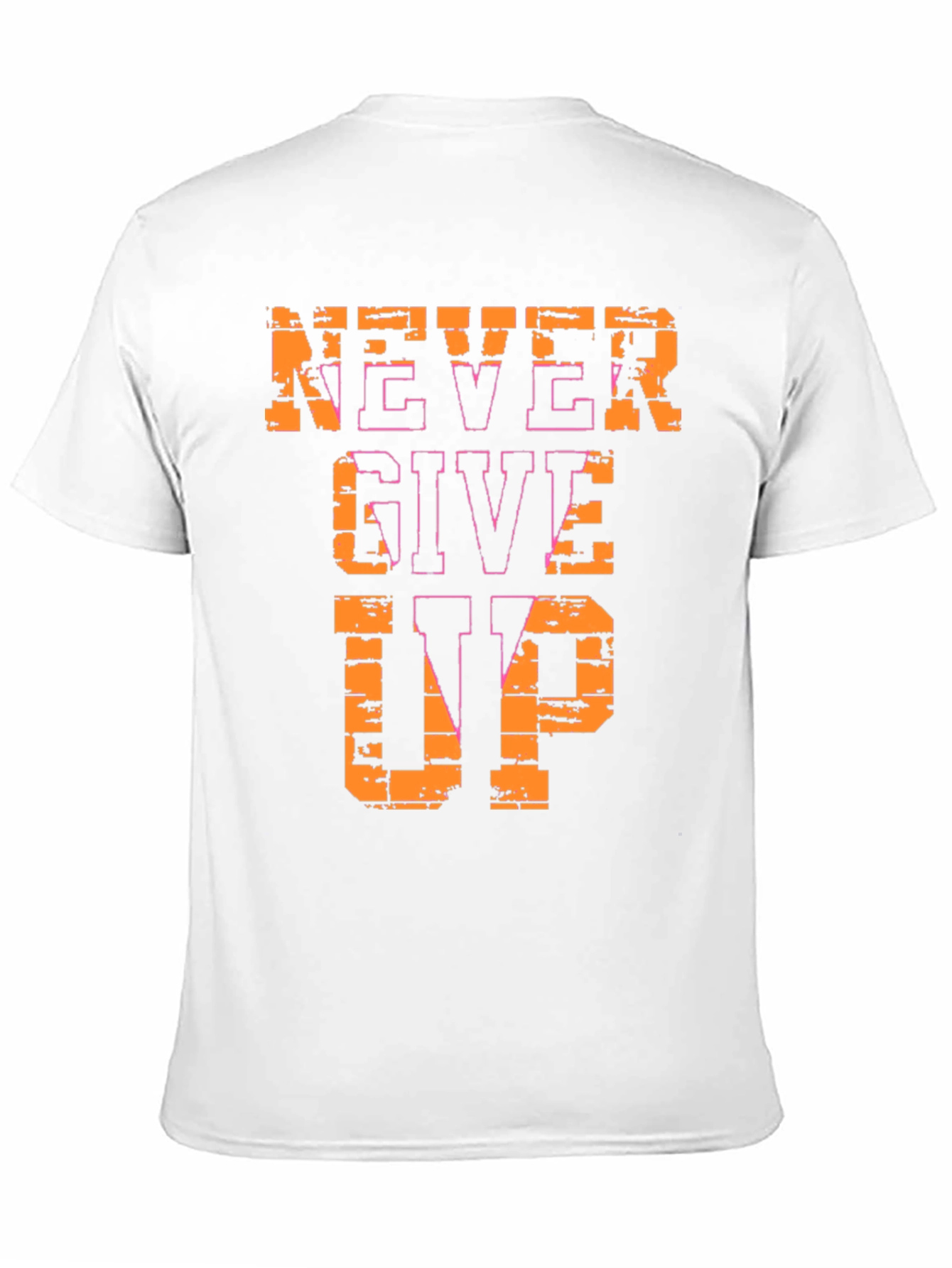 Never Give Up Graphic Tee - Motivational T-Shirt