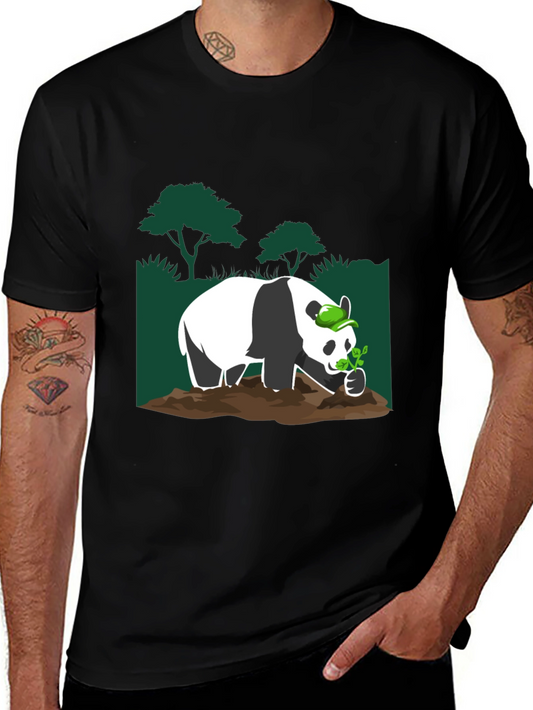 Panda Planting T-Shirt