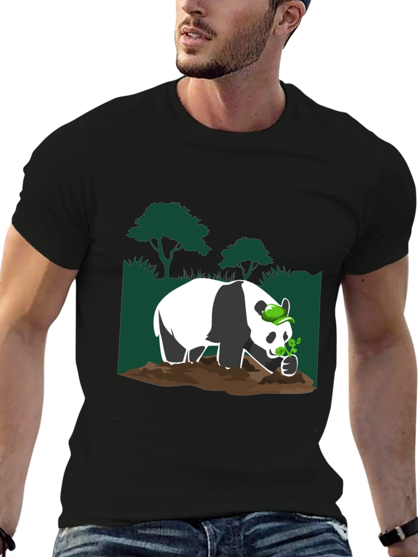 Panda Planting T-Shirt