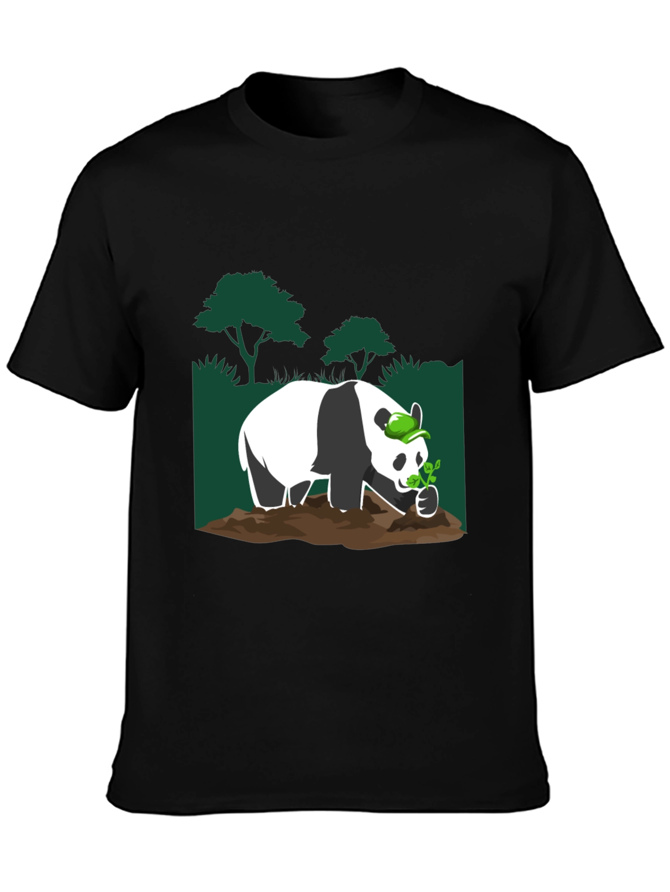 Panda Planting T-Shirt