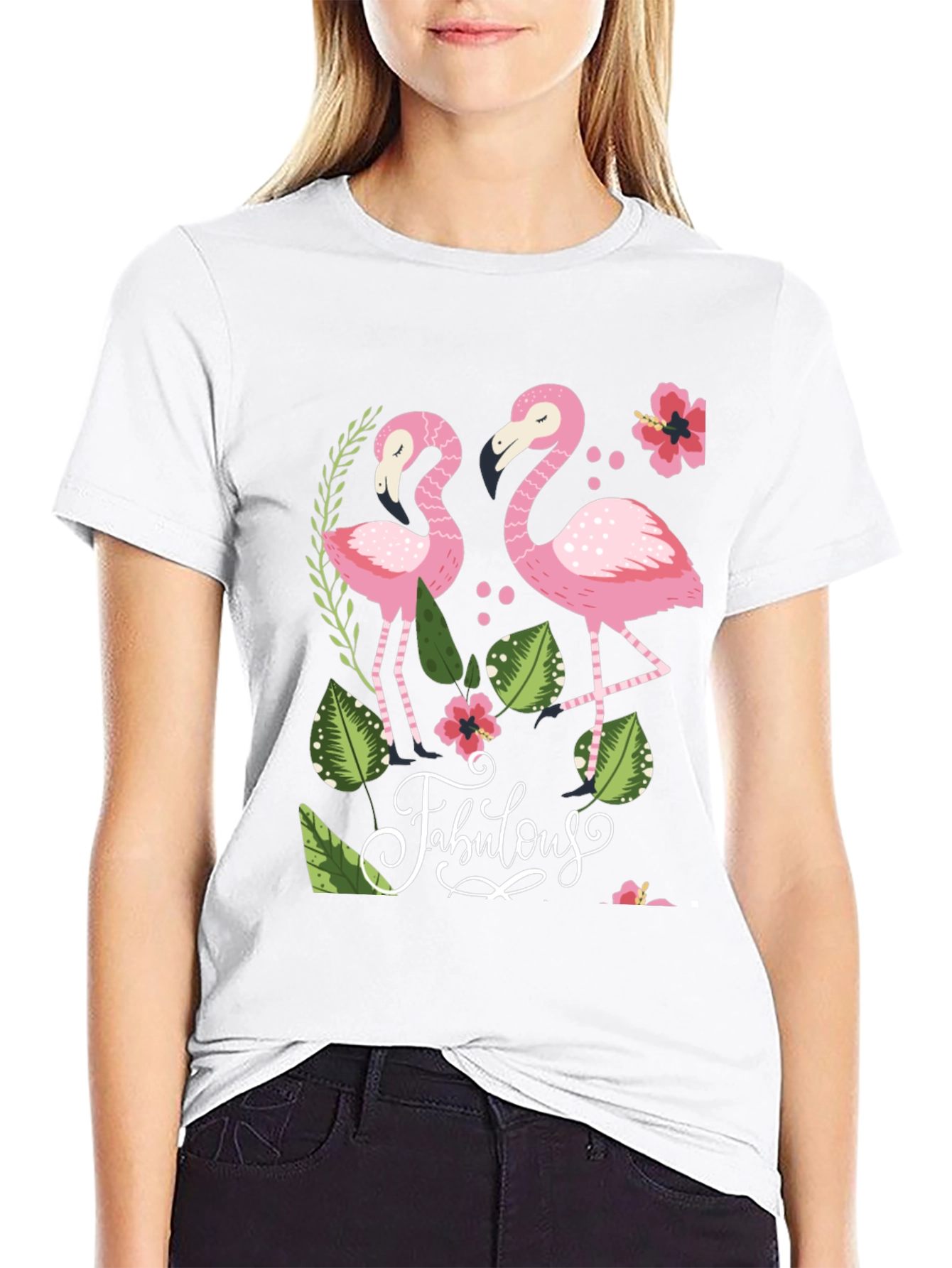 Fabulous Flamingo Graphic T-Shirt