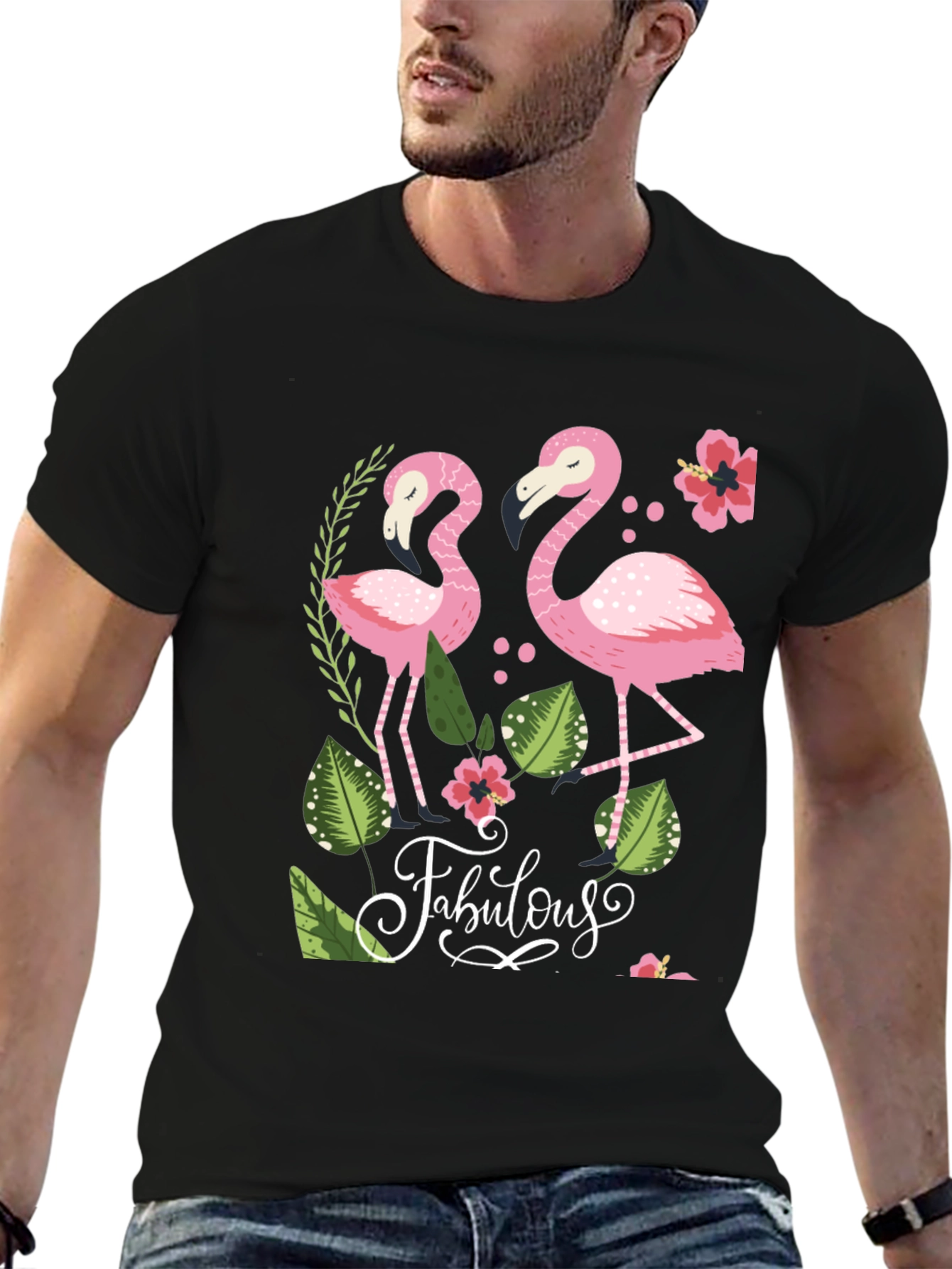 Fabulous Flamingo Graphic T-Shirt