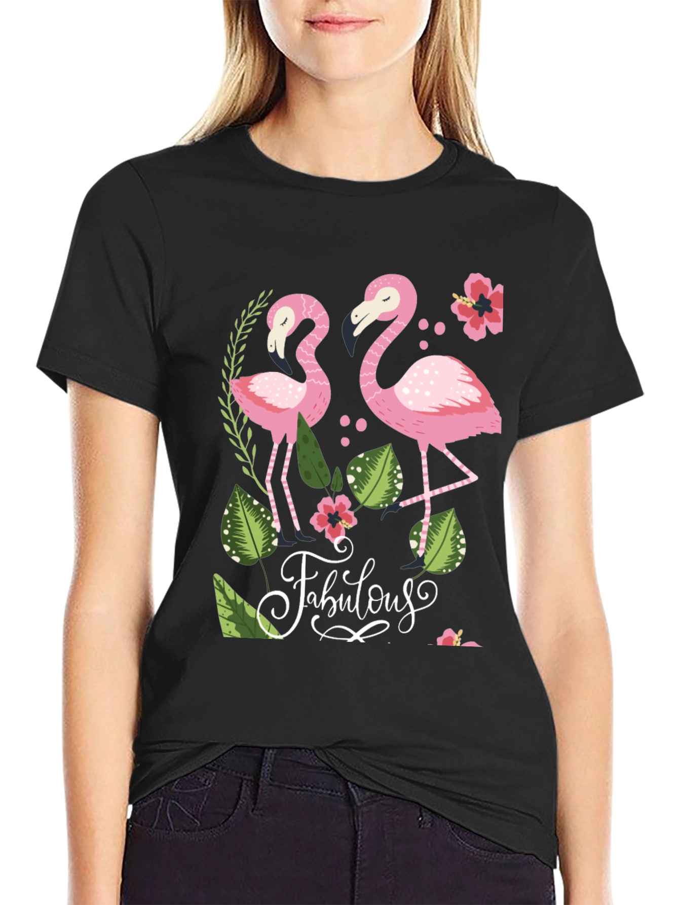 Fabulous Flamingo Graphic T-Shirt