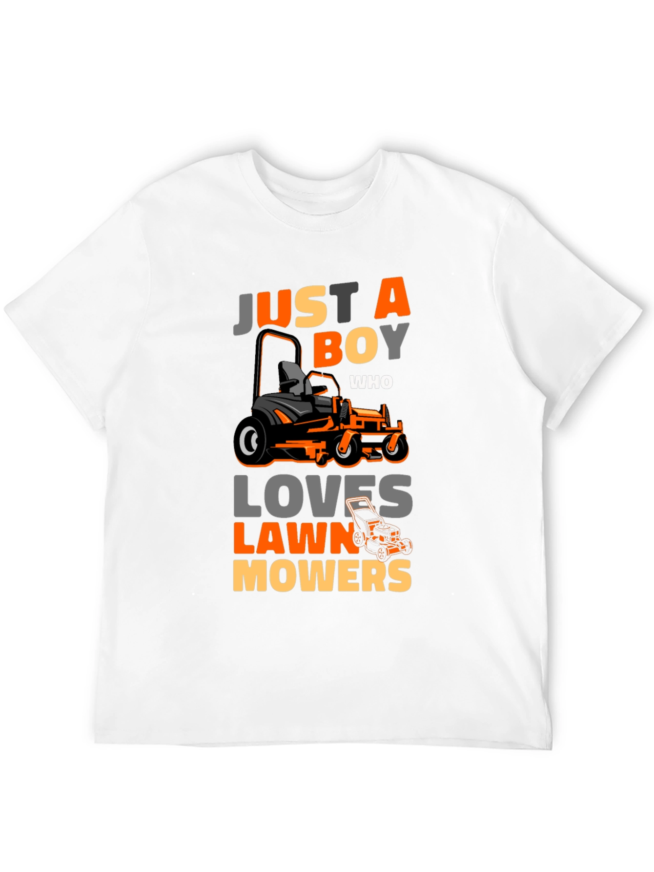 Just A Boy Who Loves Lawn Mowers T-Shirt