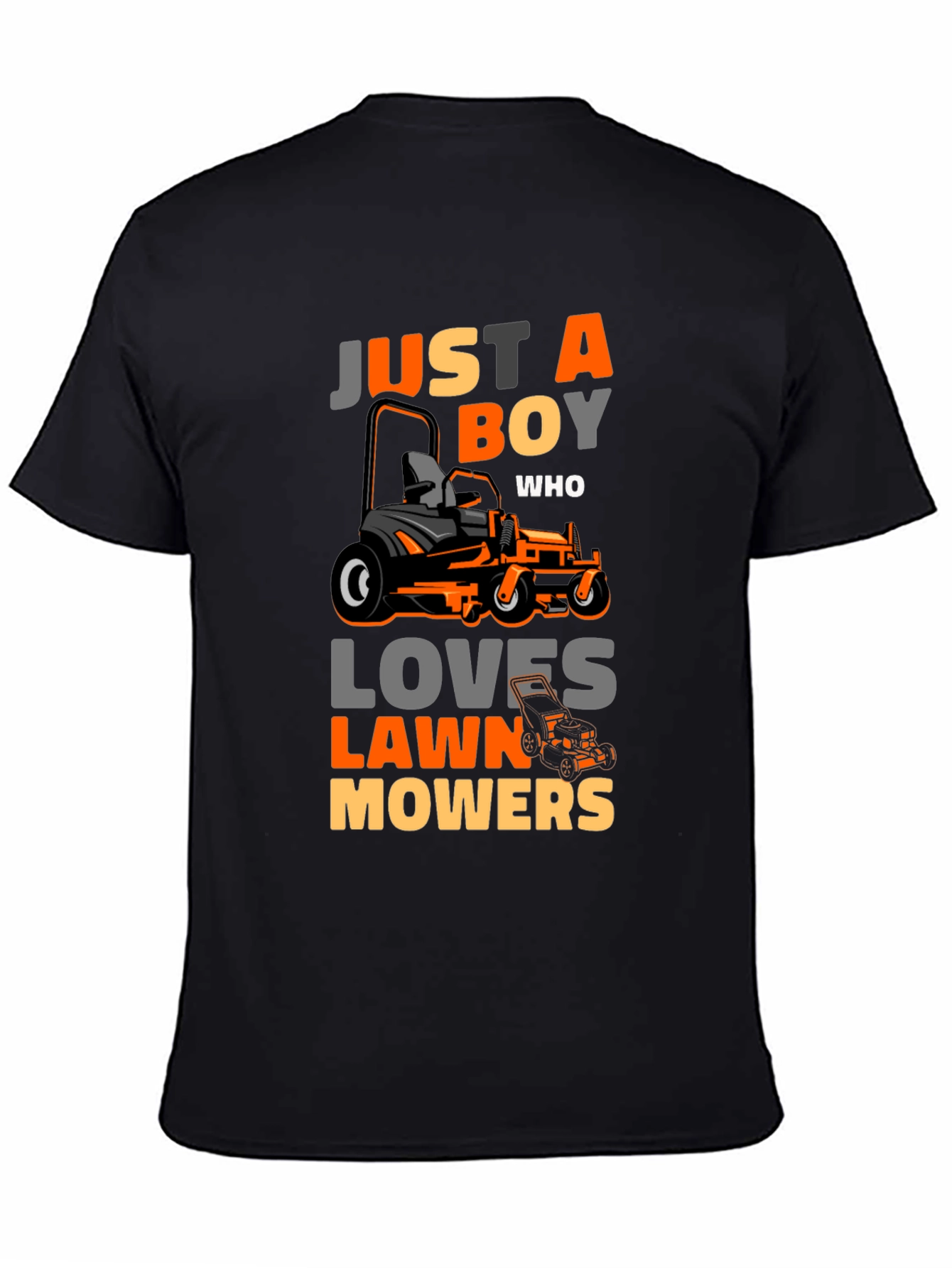 Just A Boy Who Loves Lawn Mowers T-Shirt