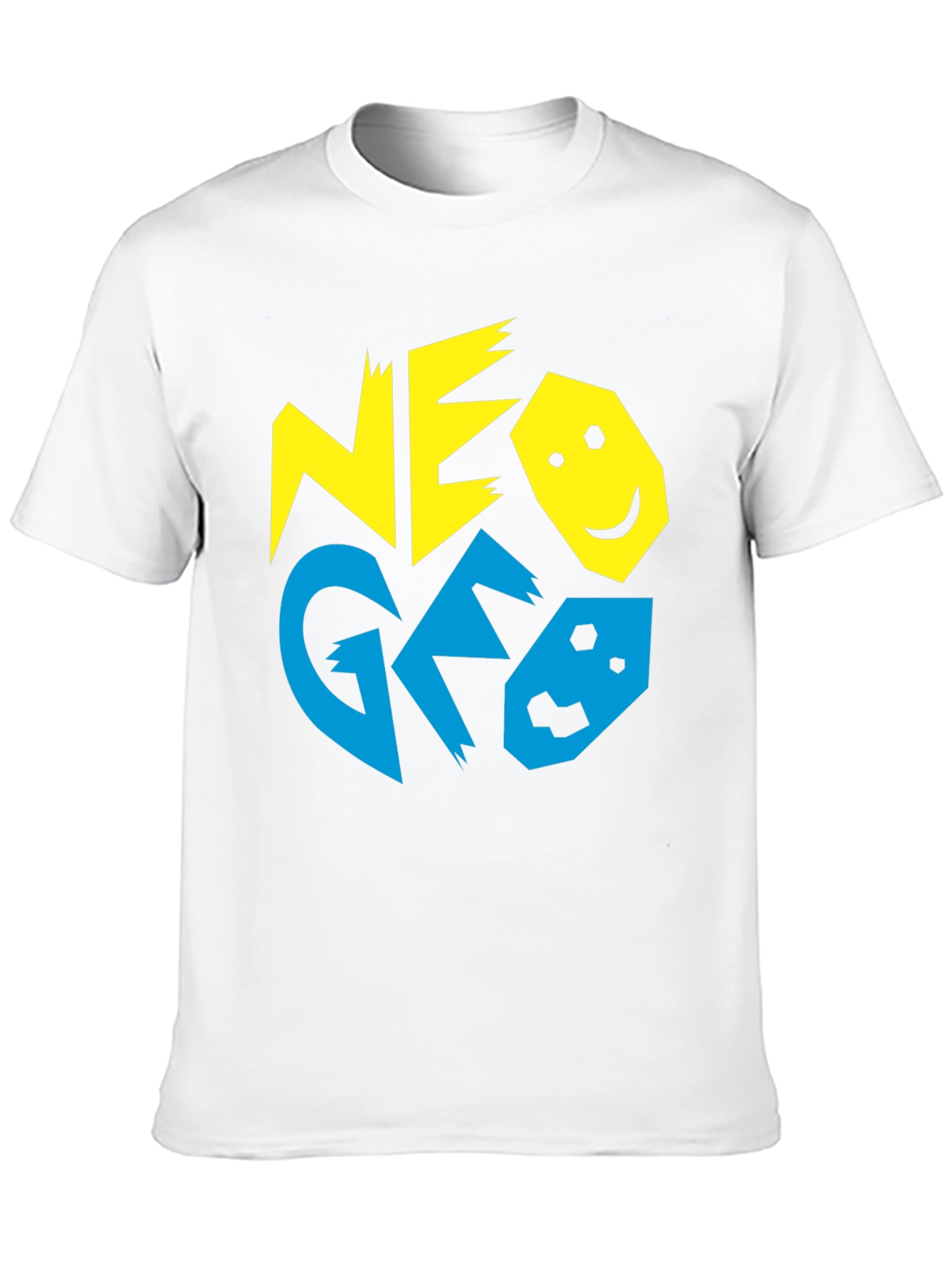 Retro NEO GEO T-Shirt - Black Cotton Gaming Tee