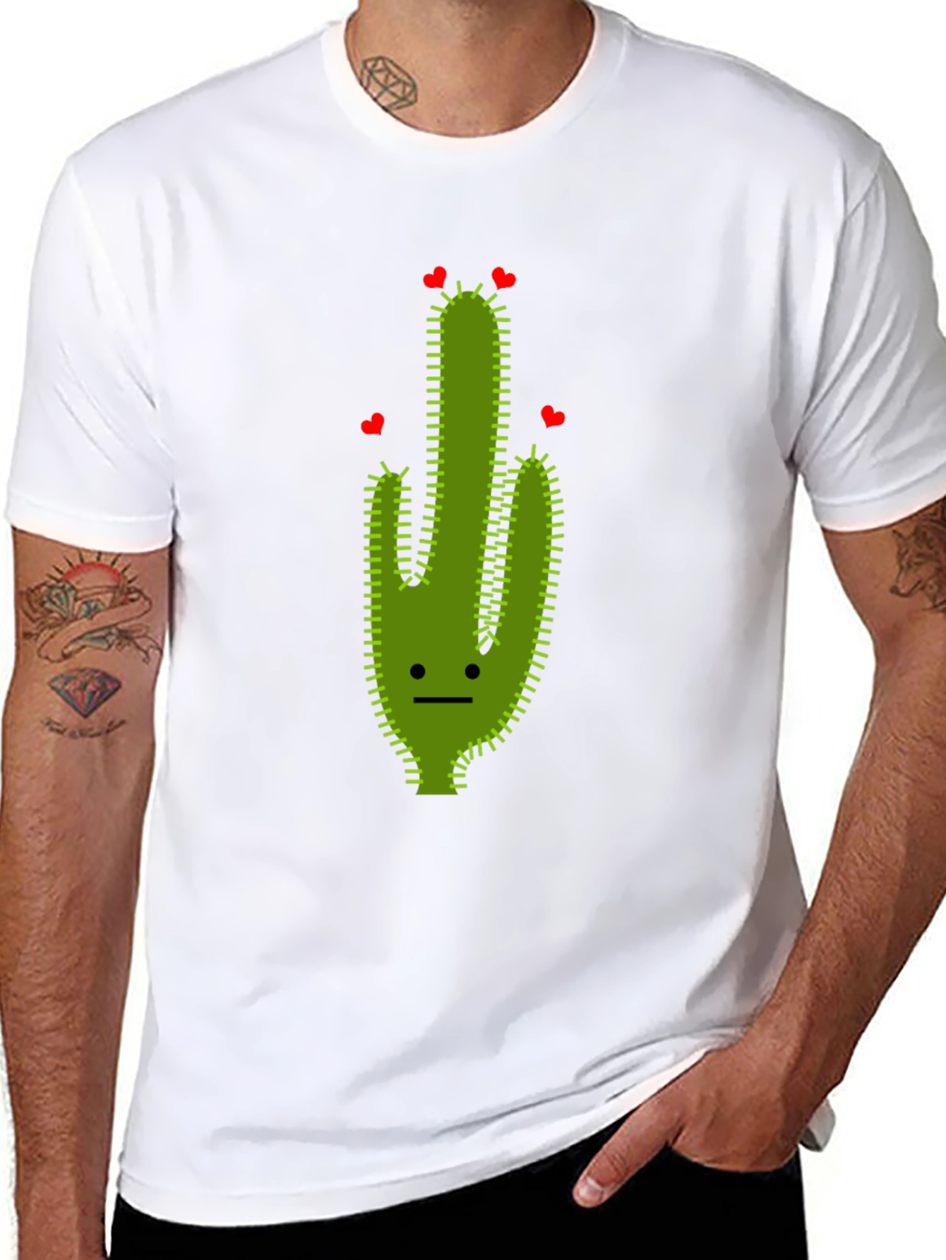 Cactus Love T-Shirt - Funny Graphic Tee