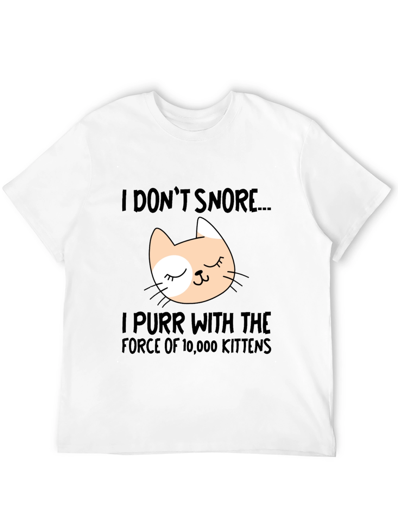 Funny Cat Purr T-Shirt