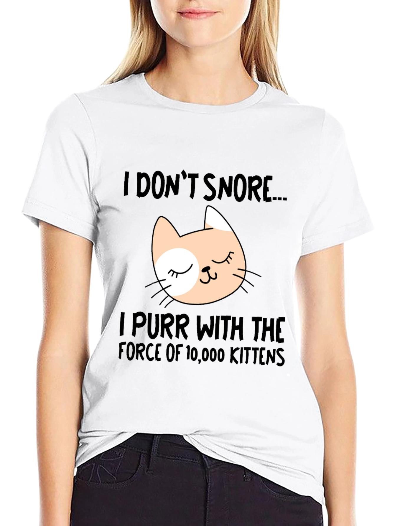 Funny Cat Purr T-Shirt