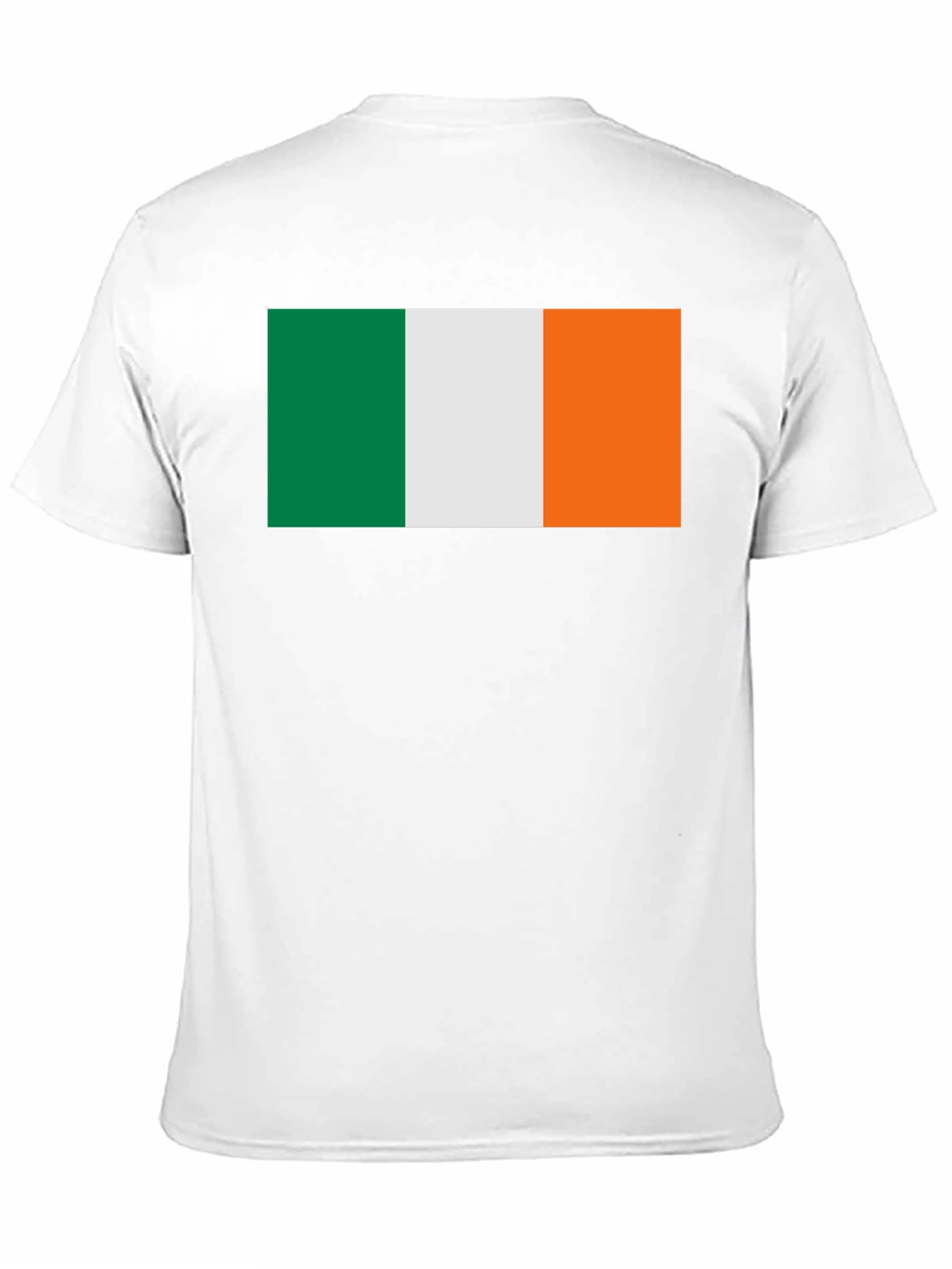 Ireland Flag Graphic Tee - Black Cotton T-Shirt