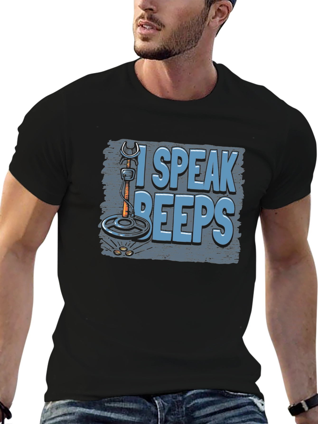 I Speak Beeps Metal Detecting T-Shirt