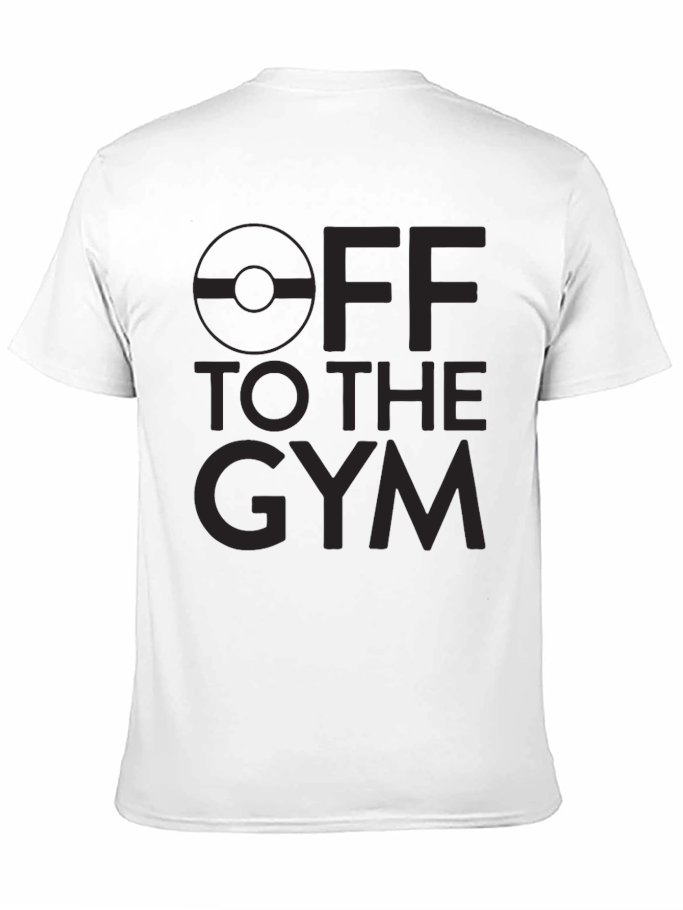 Off to the Gym Graphic T-Shirt - Black