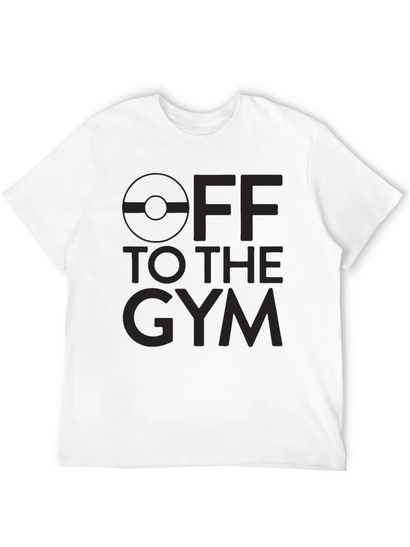 Off to the Gym Graphic T-Shirt - Black