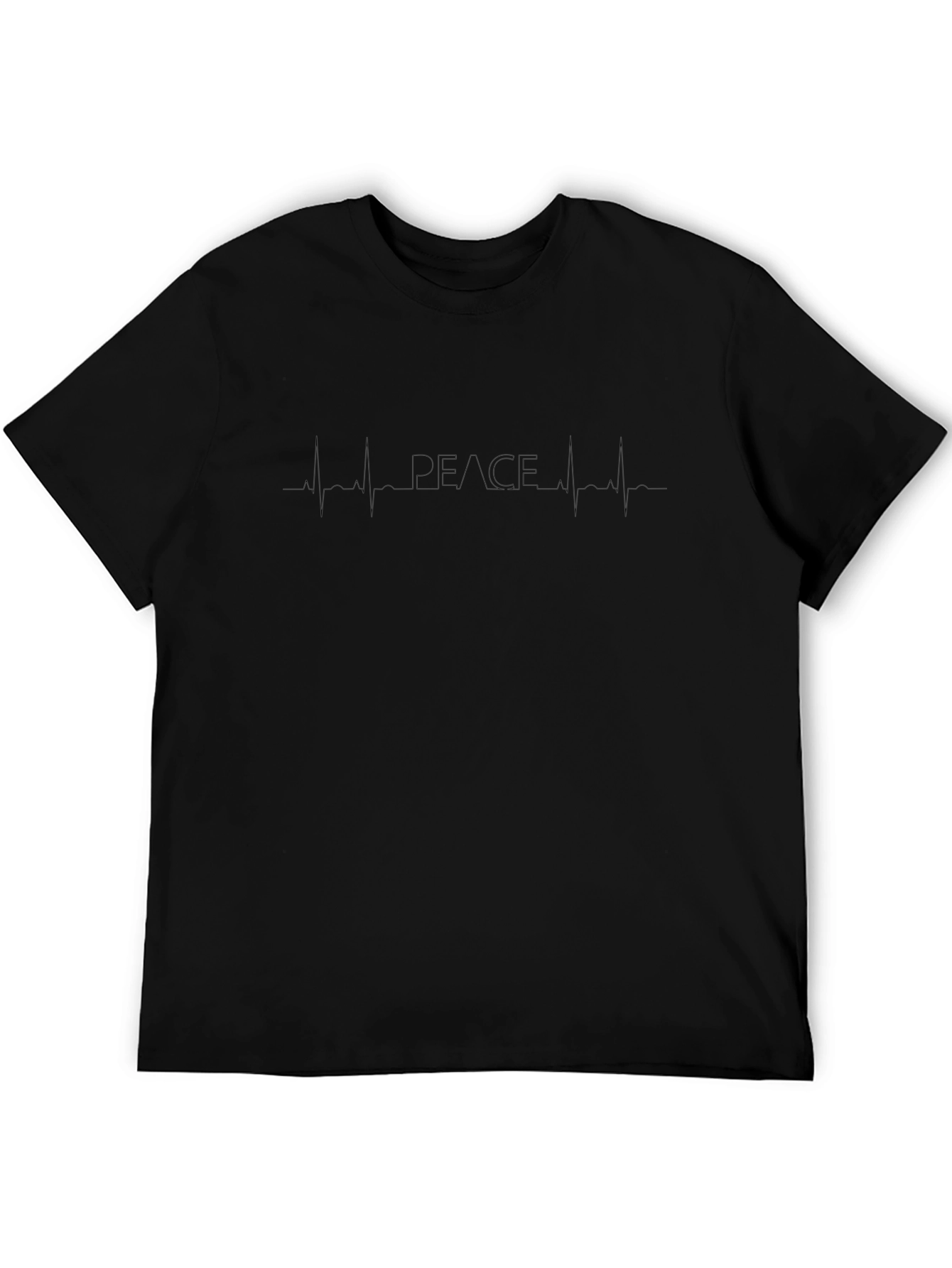 Peace Heartbeat Graphic T-Shirt