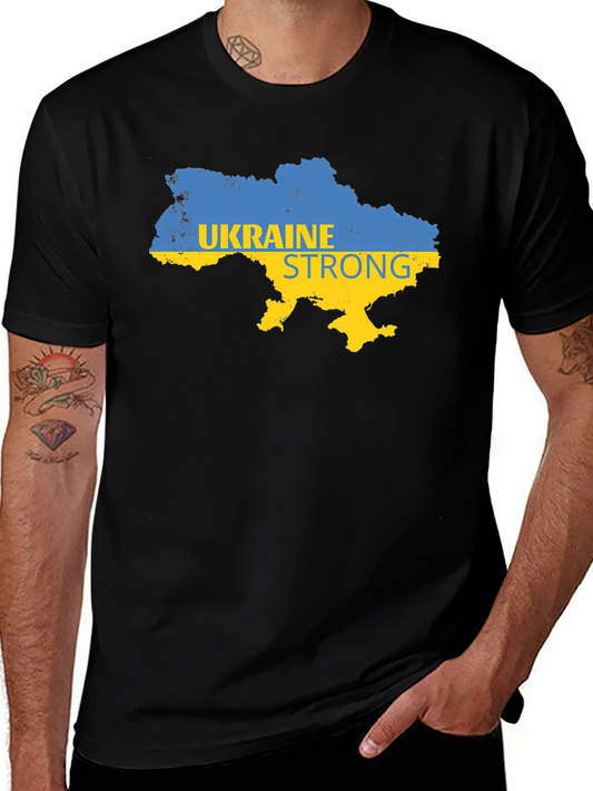 Ukraine Strong Graphic T-Shirt - Support Ukraine