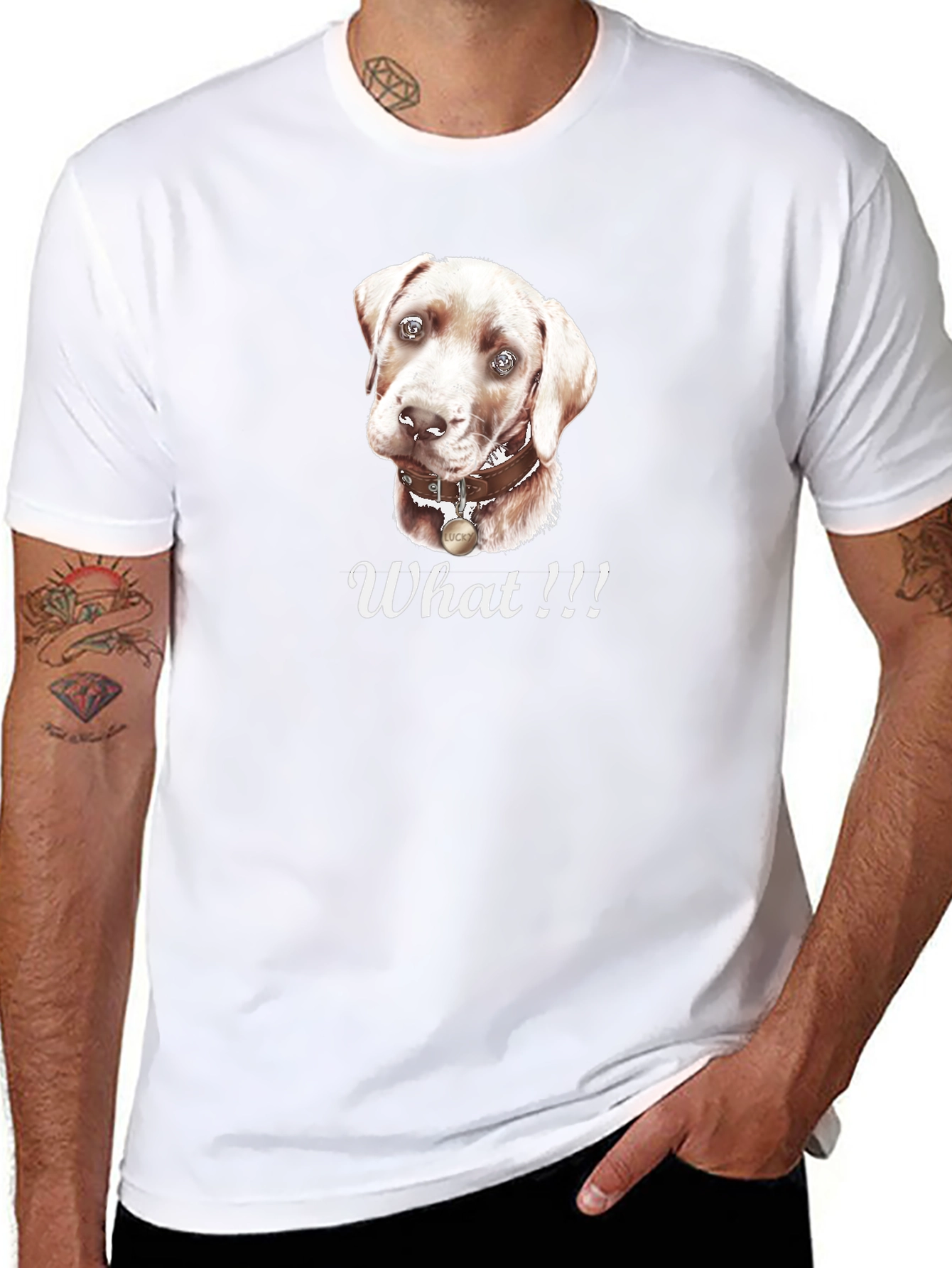 Dog What? T-Shirt - Unique Pet Lovers Tee
