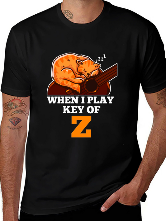 Cat Nap Guitar T-Shirt