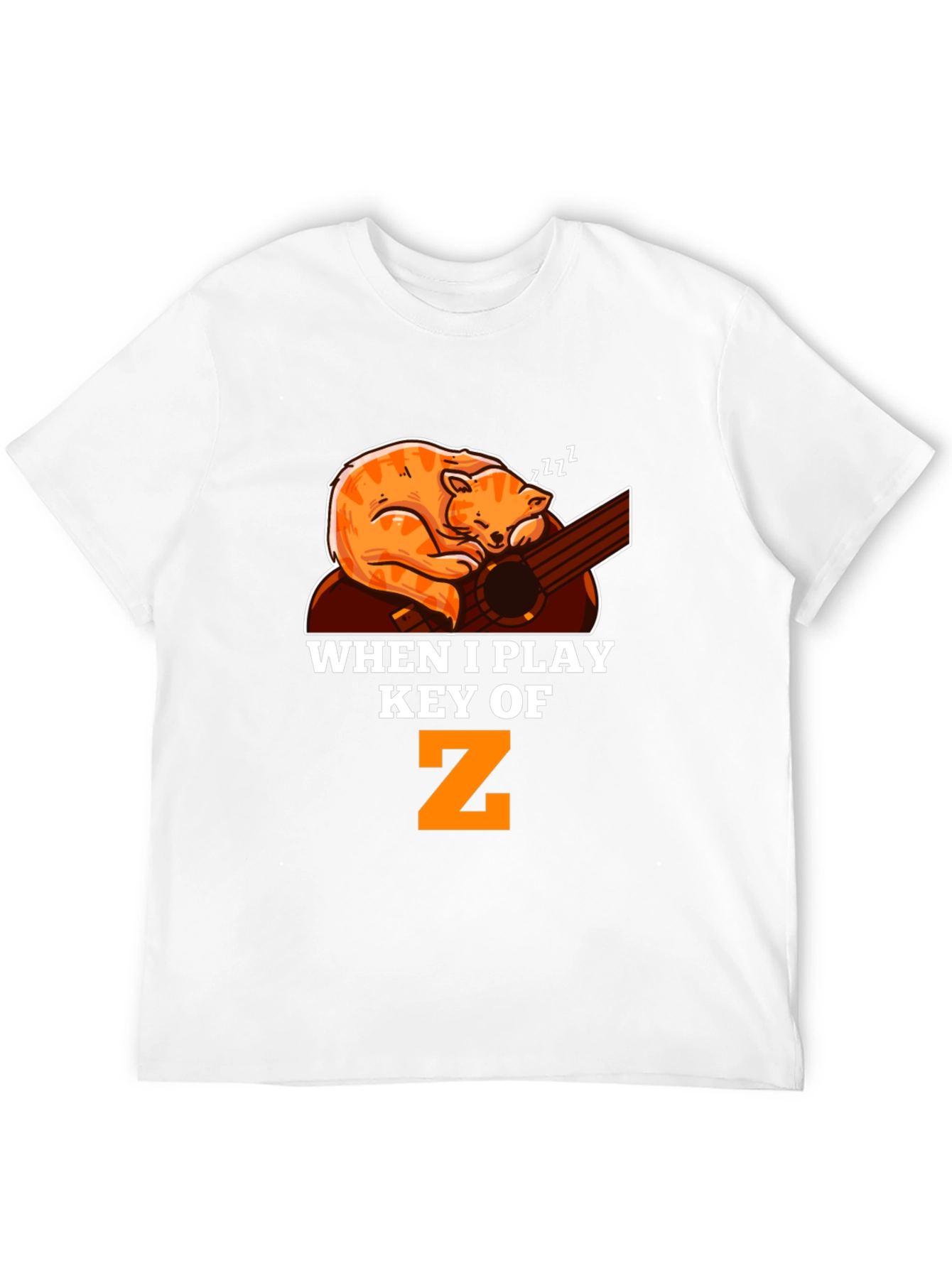 Cat Nap Guitar T-Shirt