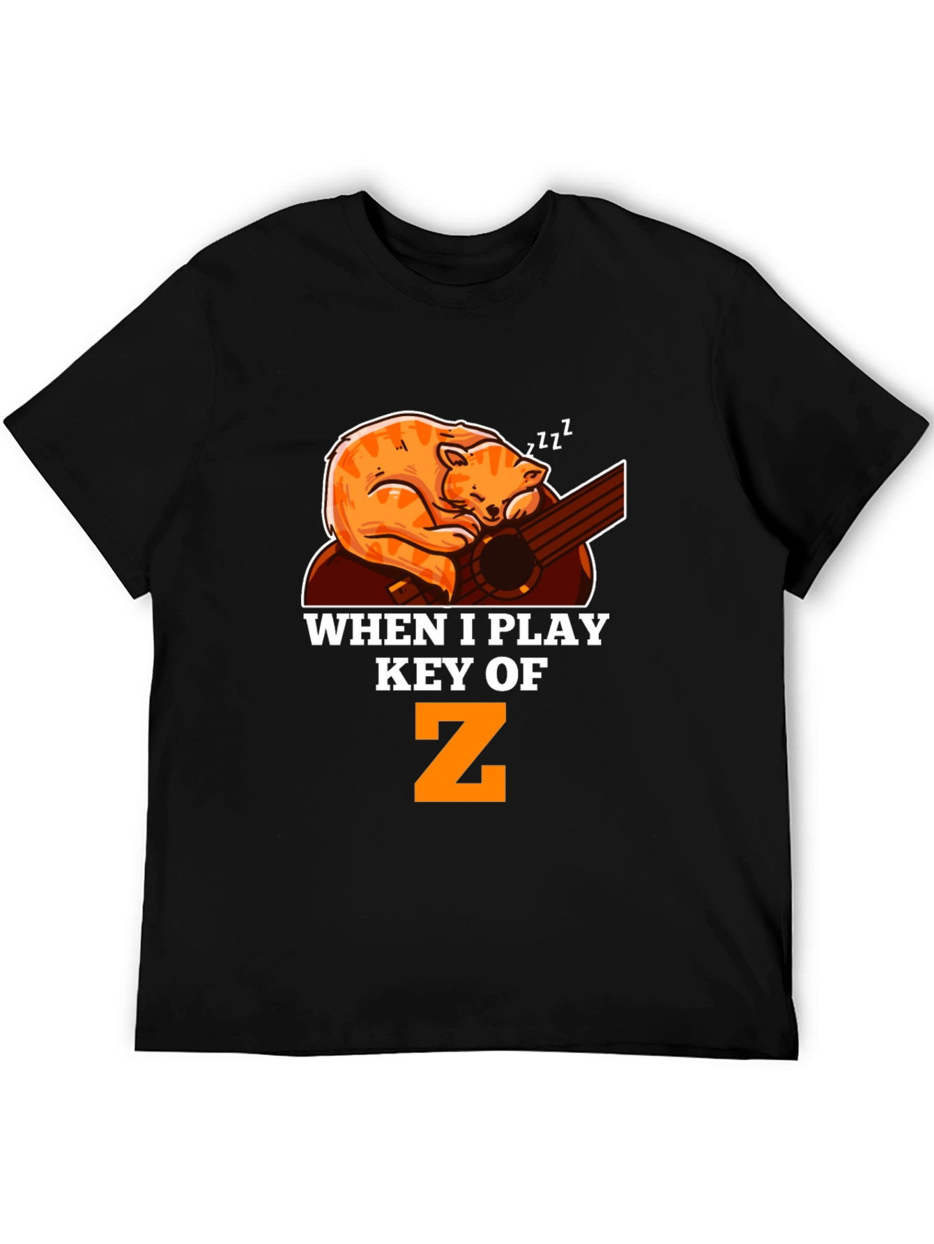 Cat Nap Guitar T-Shirt