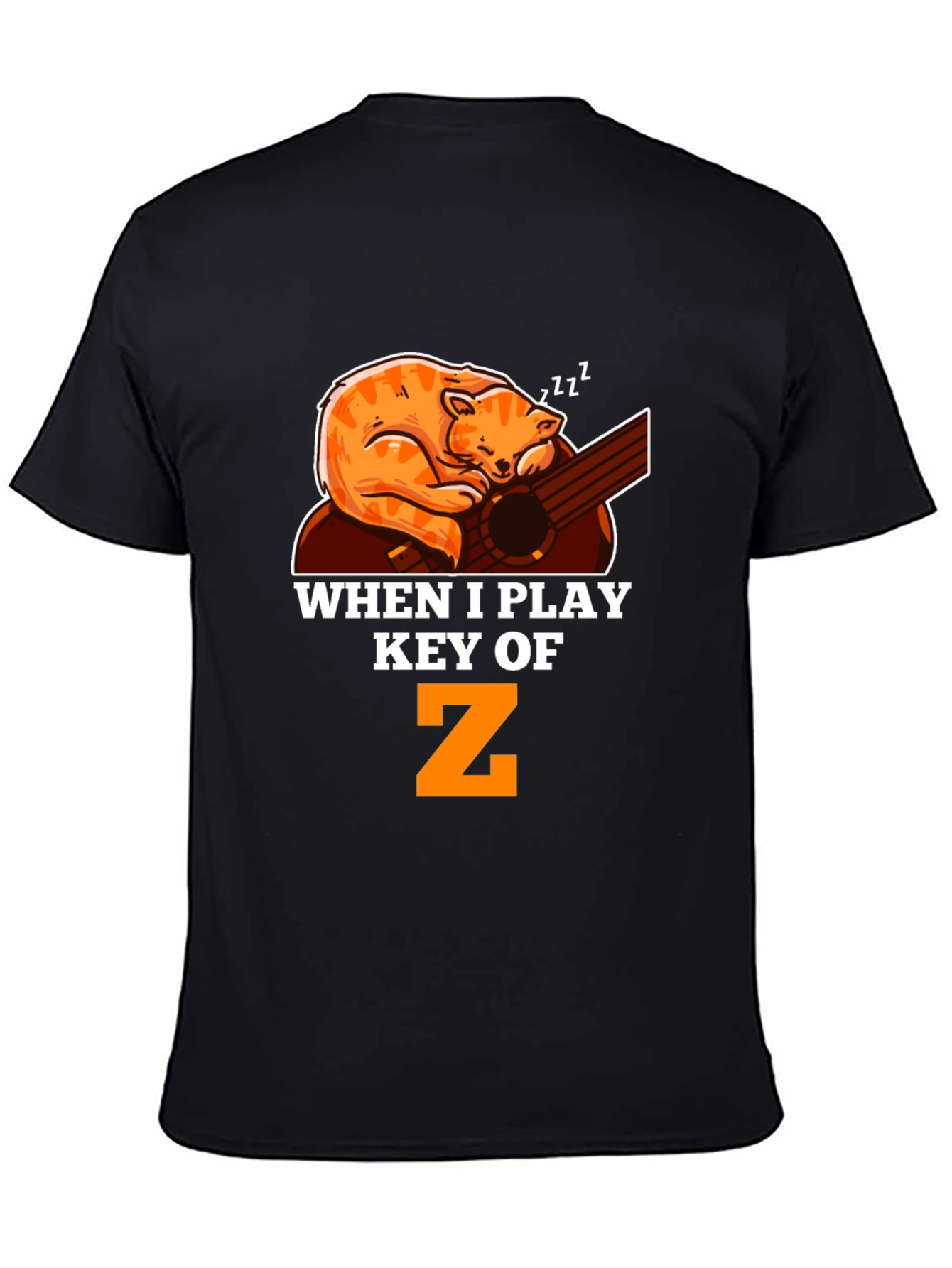 Cat Nap Guitar T-Shirt