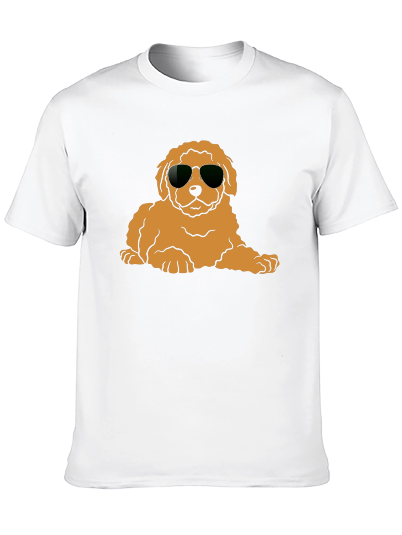 Cool Dog T-Shirt - Black Cotton Blend