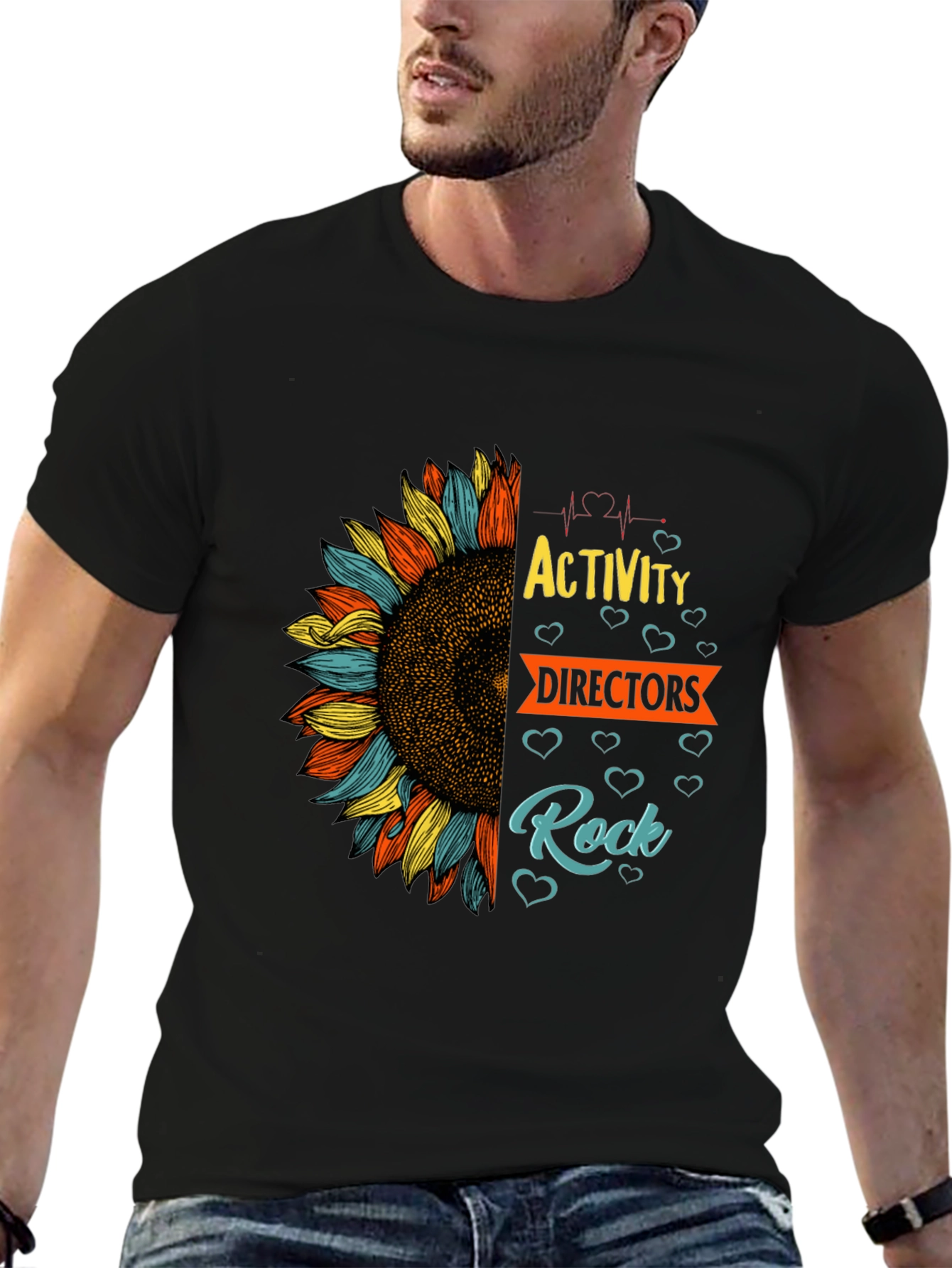 Activity Directors Rock Sunflower Graphic Tee