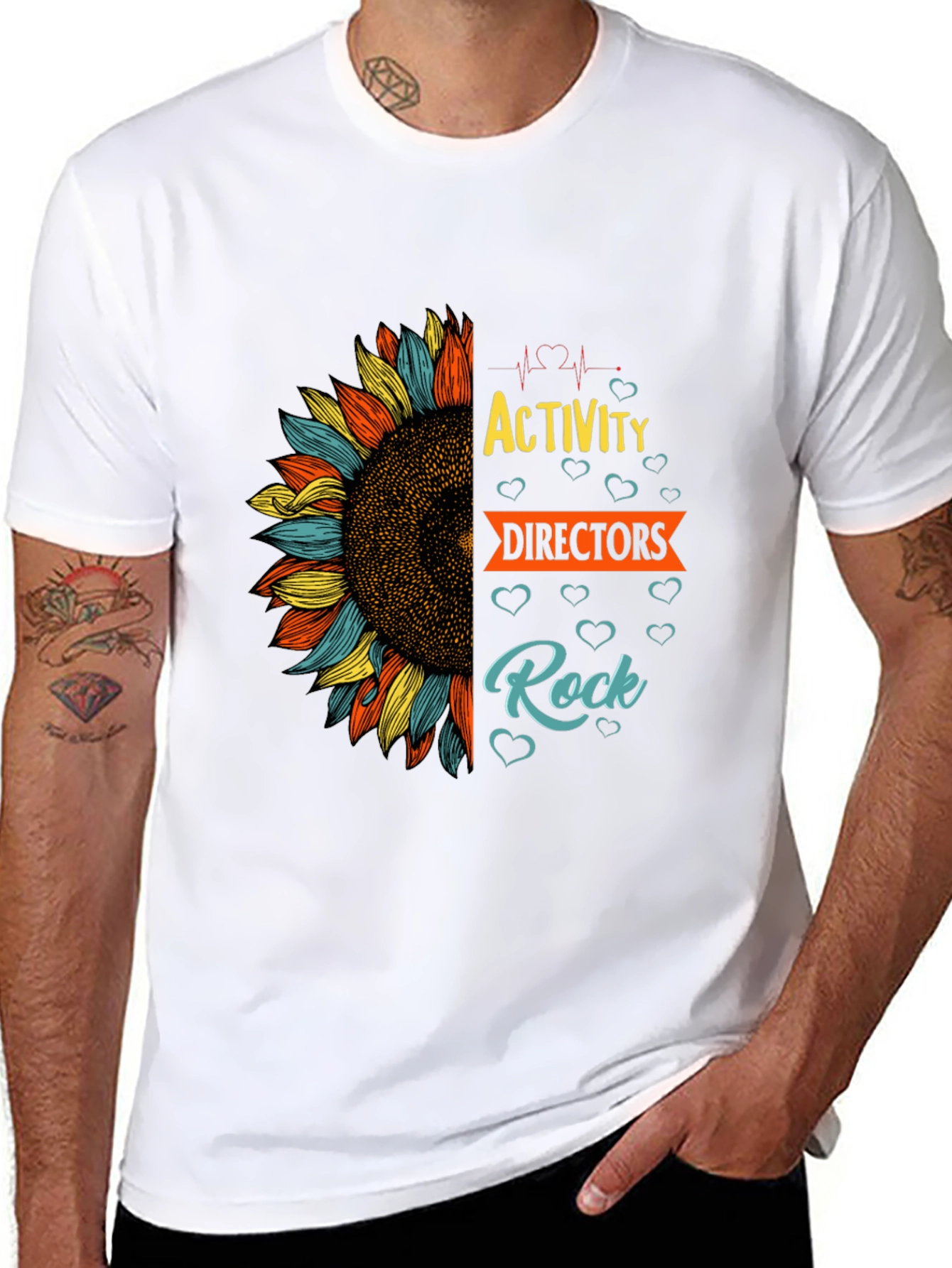 Activity Directors Rock Sunflower Graphic Tee