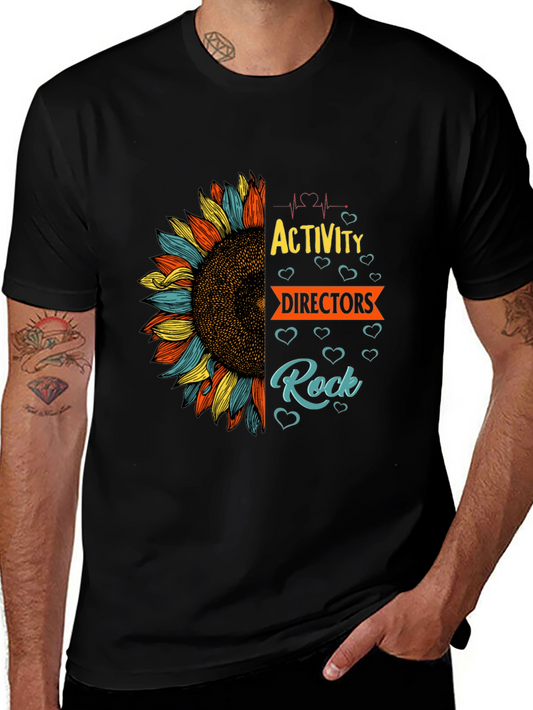 Activity Directors Rock Sunflower Graphic Tee