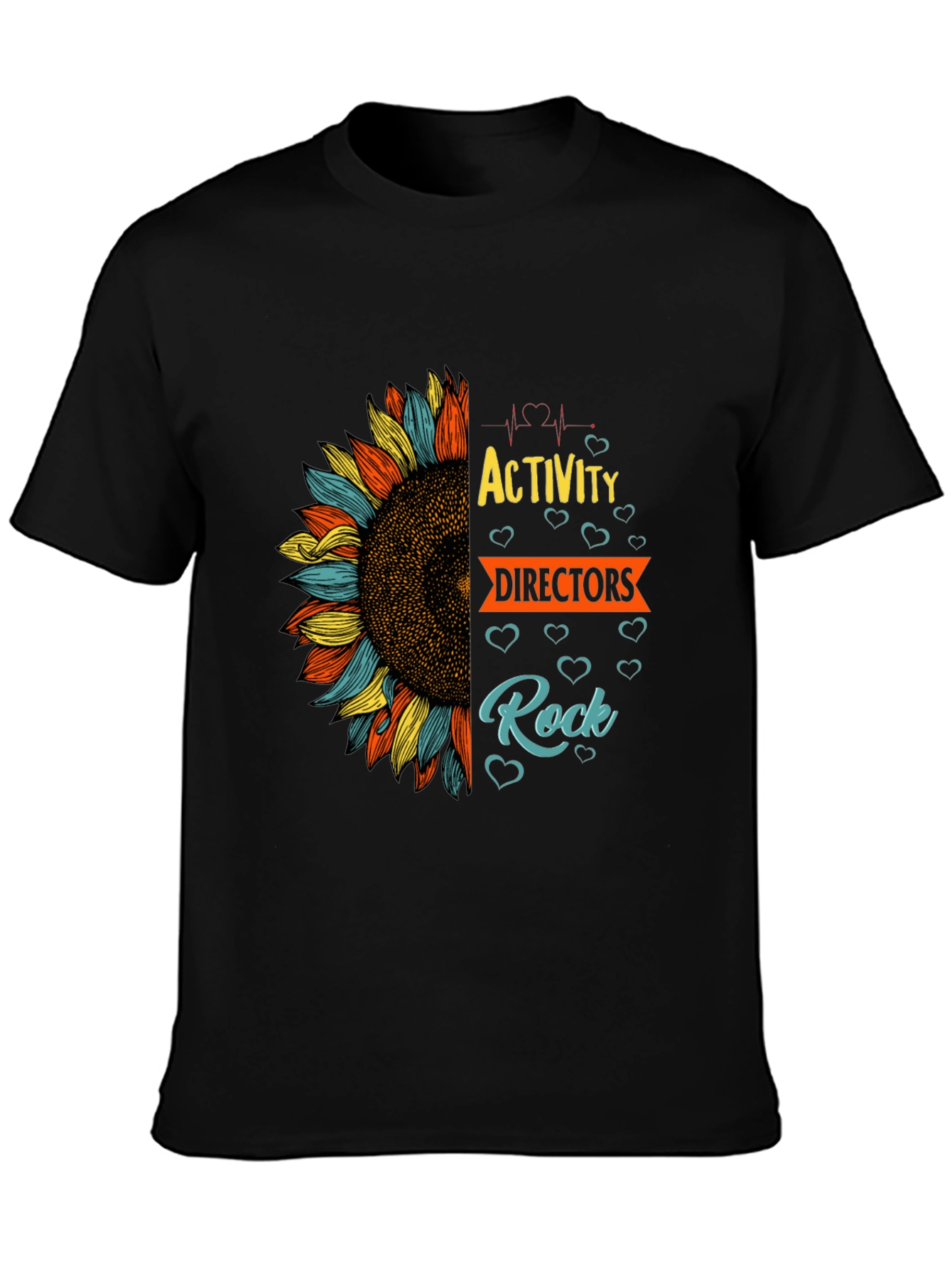 Activity Directors Rock Sunflower Graphic Tee