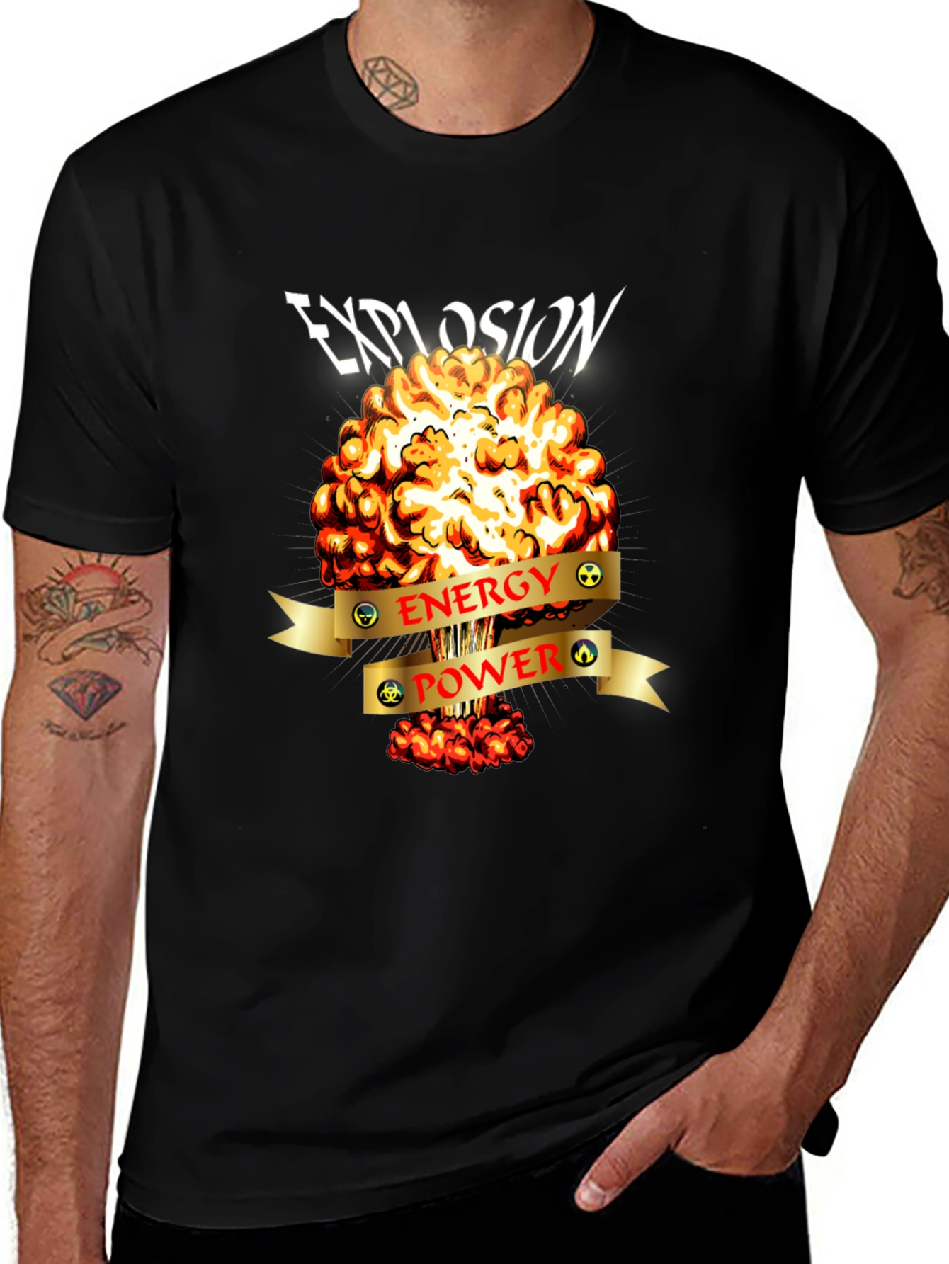 Explosion Energy Power Graphic Tee