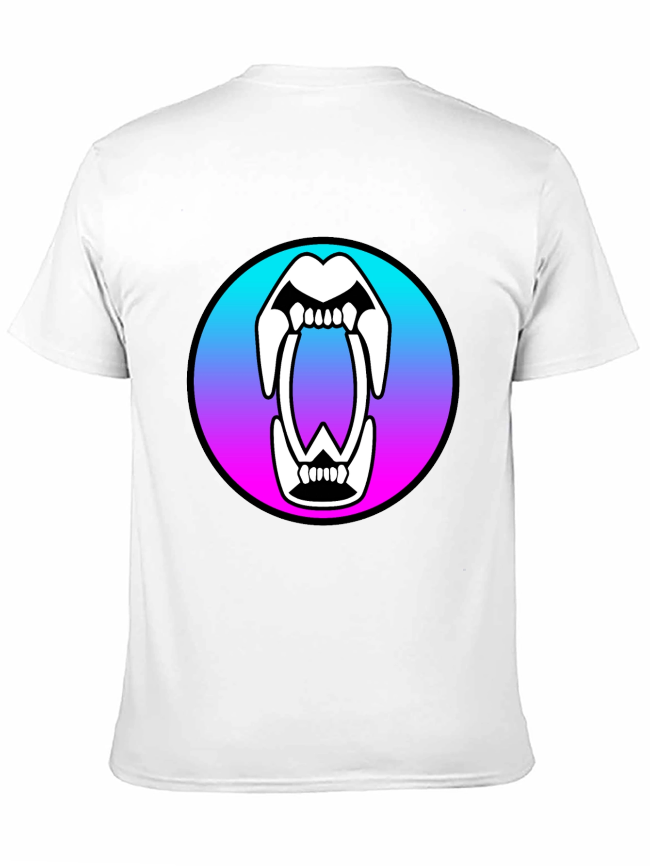 Monster Mouth Graphic T-Shirt - Black