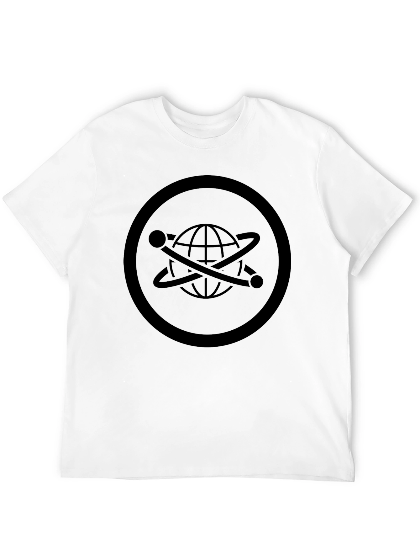 Atom Symbol Black T-Shirt