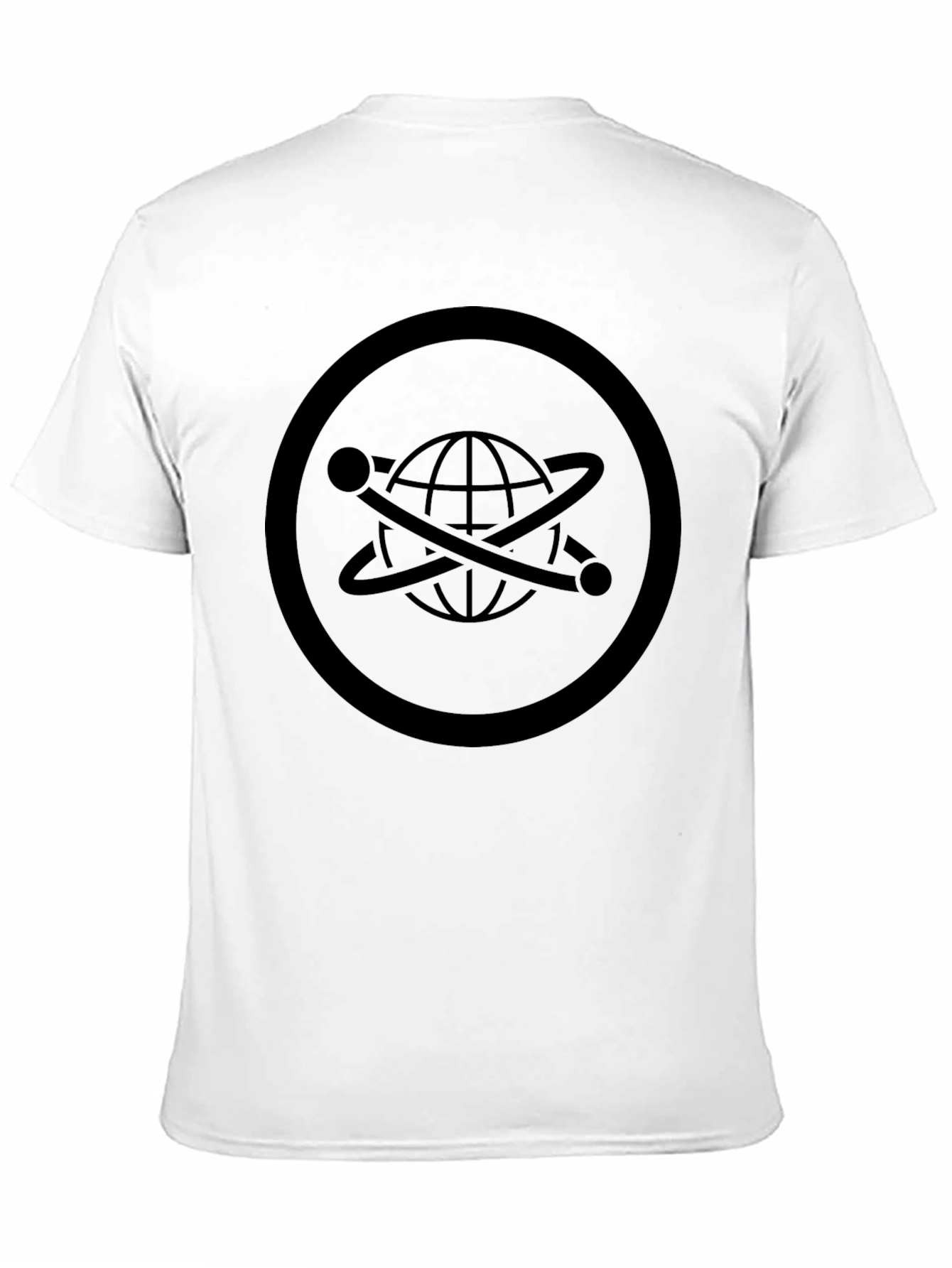 Atom Symbol Black T-Shirt