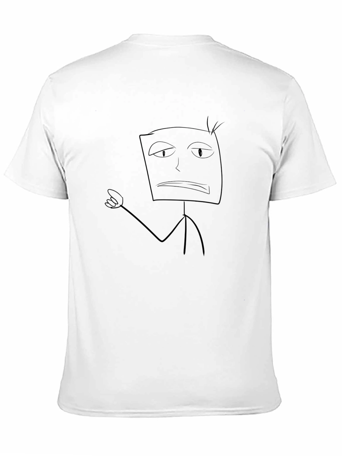 Funny Stick Figure T-Shirt - Unisex Black Tee